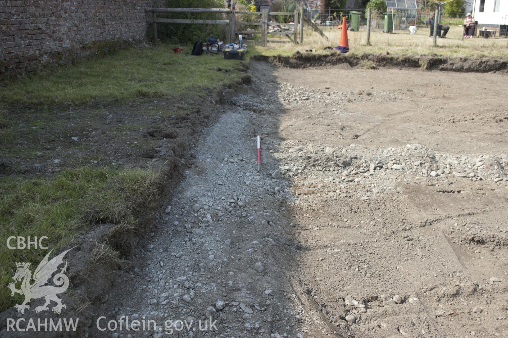View from south-east showing shot of path ( 003).