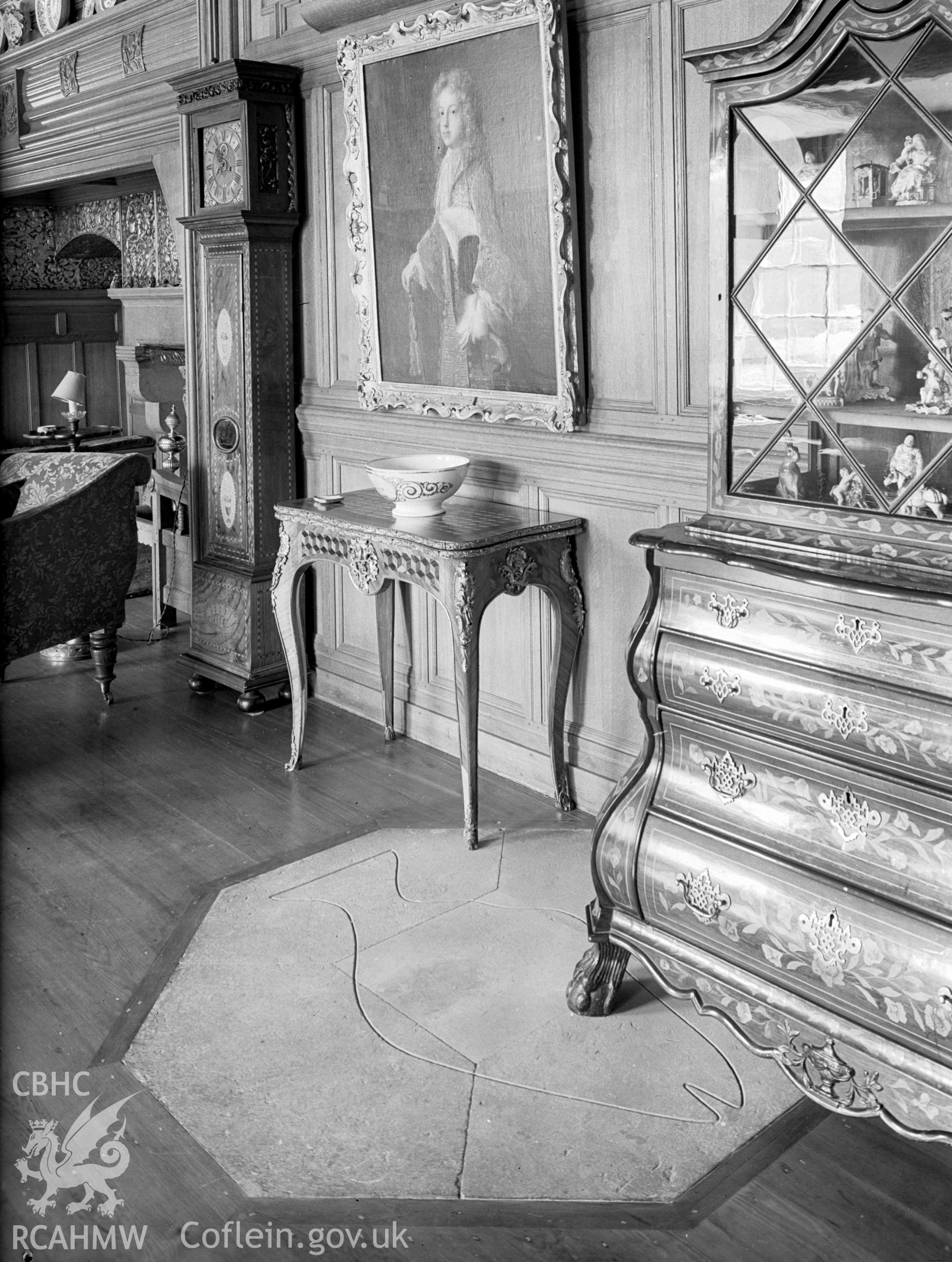 Part of the flooring, of the Great Hall.