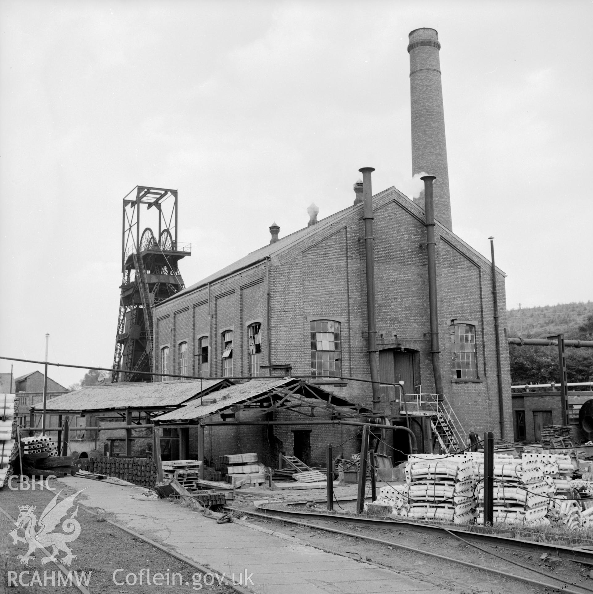 Exterior of engine house for Markham steam winder (Cornwell ref: CC5). NA/GEN/90/047e