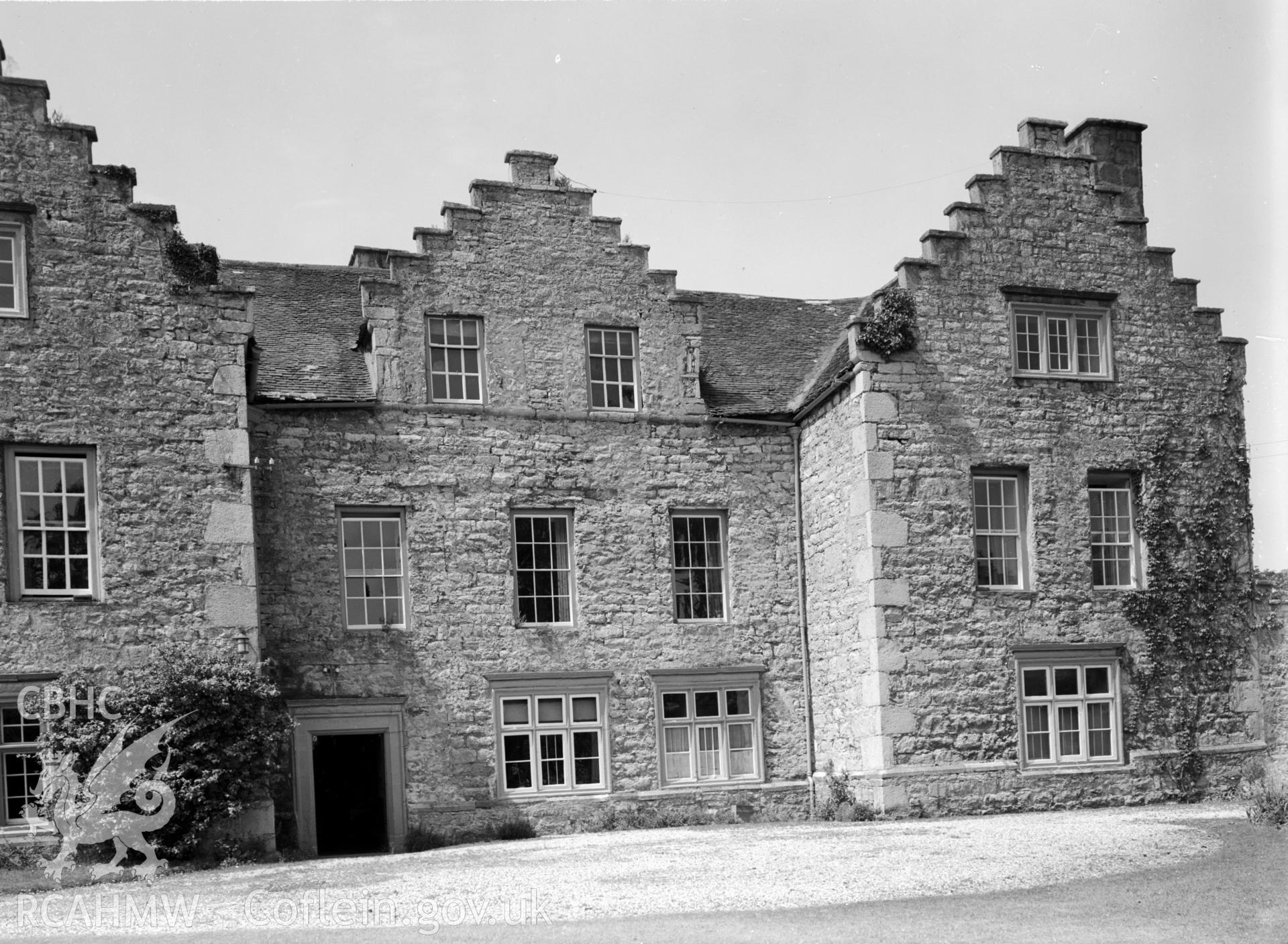 View of a former mansion now farmhouse.