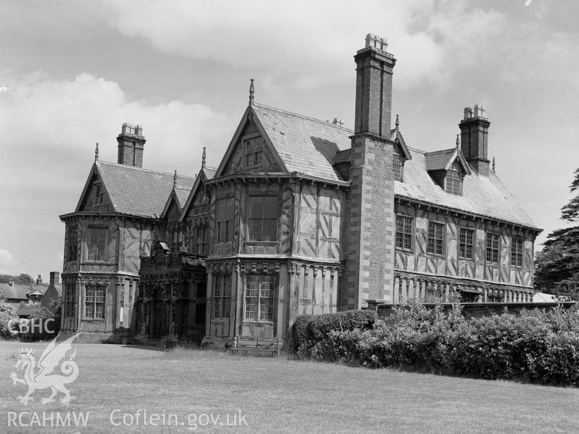 A view from the south west, showing two dormer windows and a chimney stack.