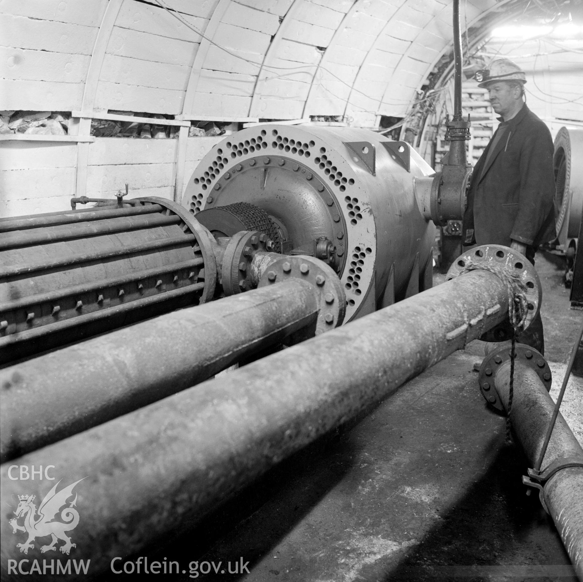 Electric pumping station near pit bottom (Cornwell ref: 18). NA/MM/91/121e