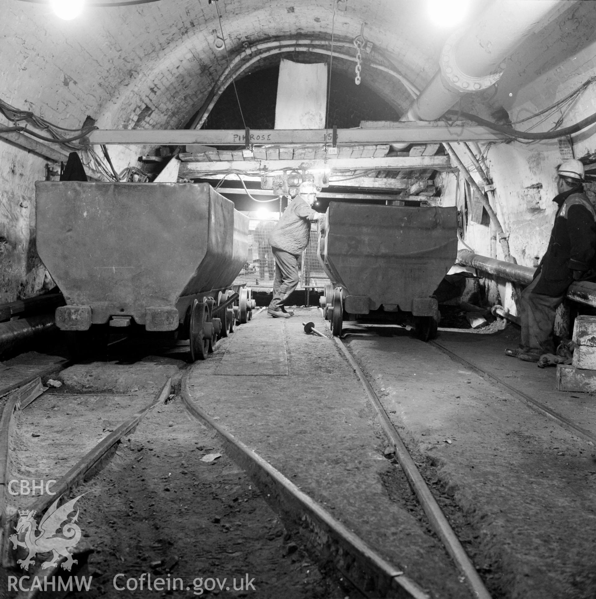 North Celynen Colliery. Pit bottom coaling shaft (Cornwell ref: 22). NA/MM/91/121e