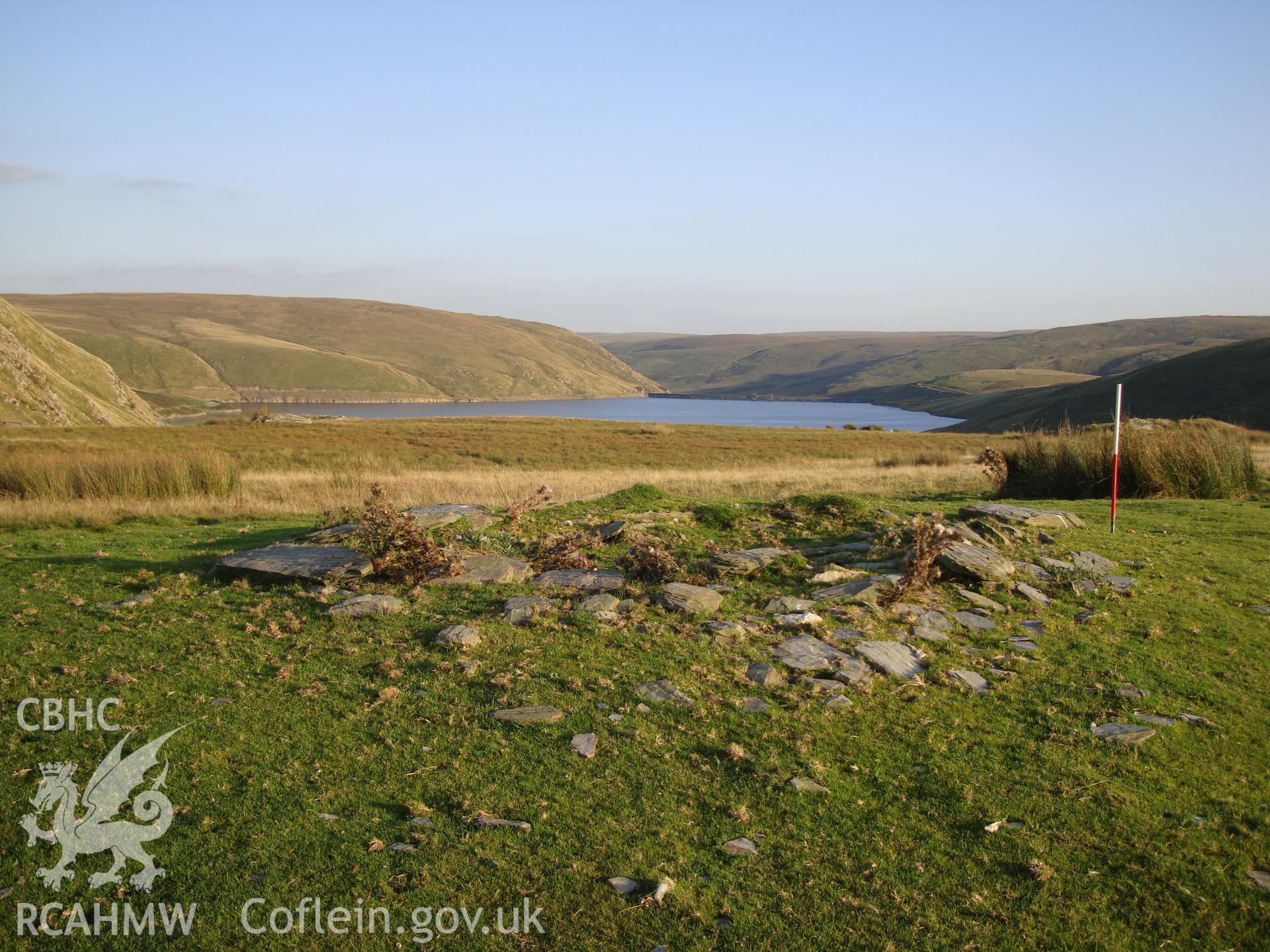 Ring cairn, looking south southeast.
