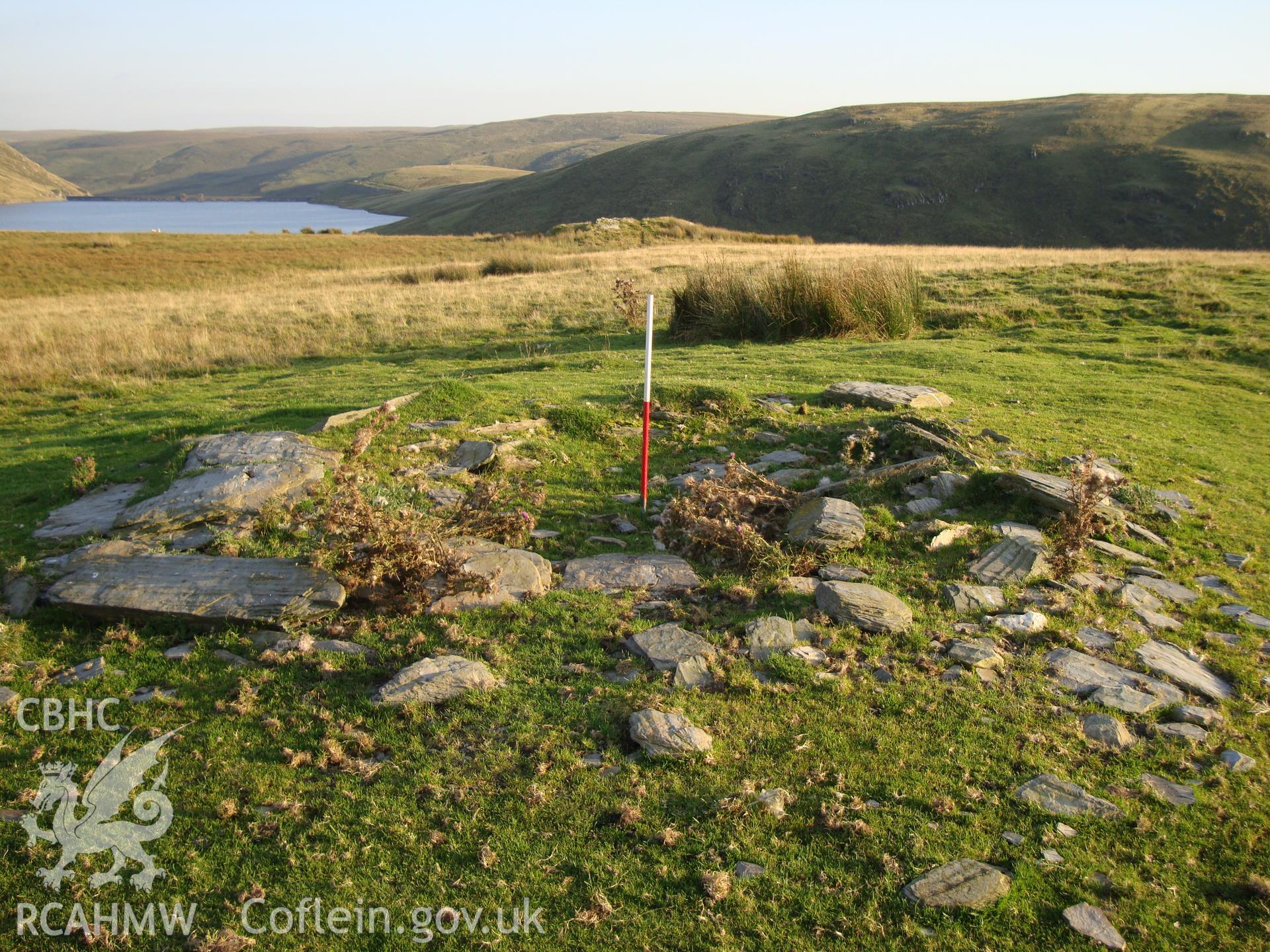 Ring cairn, looking south.