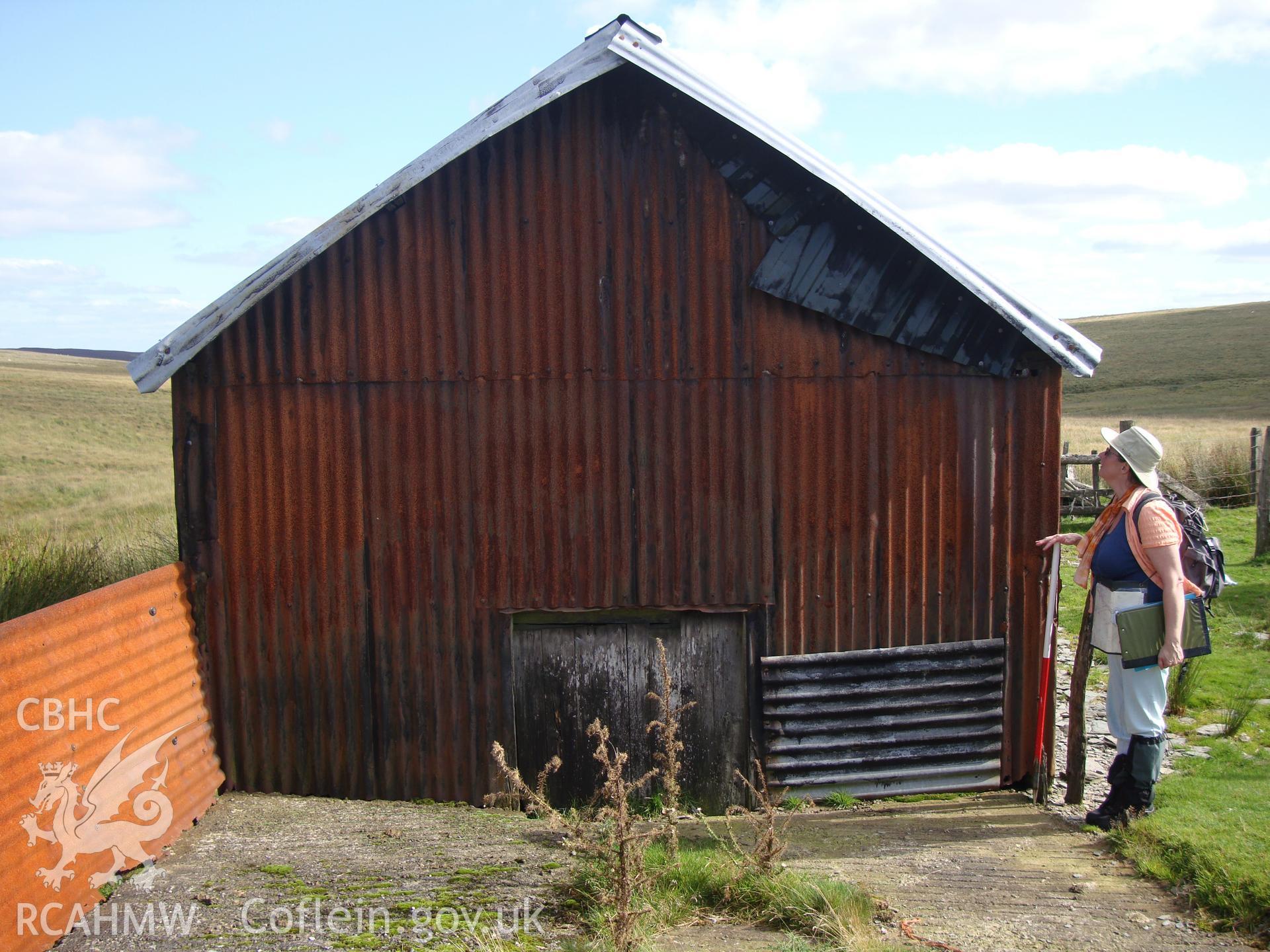 Shed containing sheep dip, looking southeast.