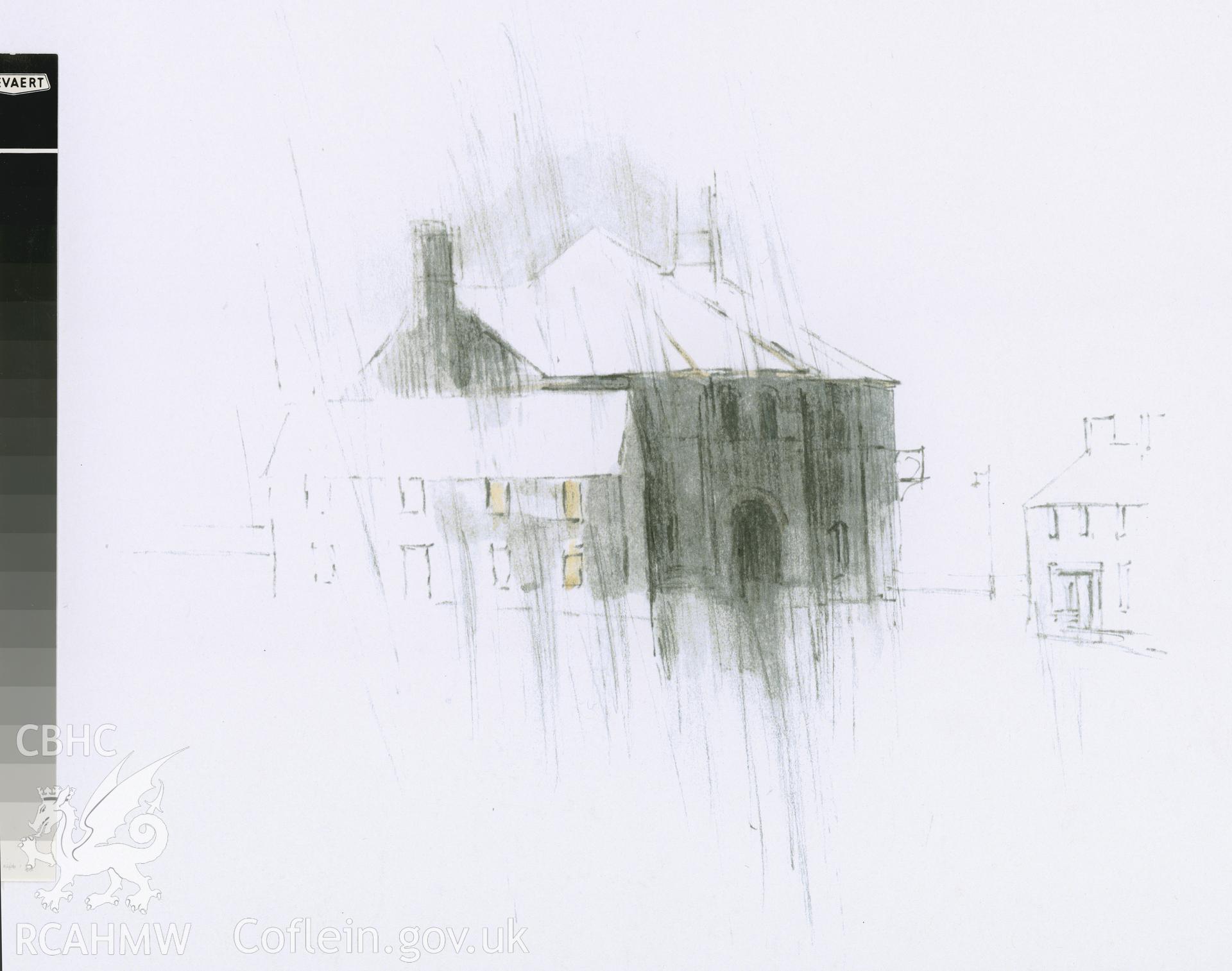 Market Hall - Forlorn: 160% enlargment colour print.