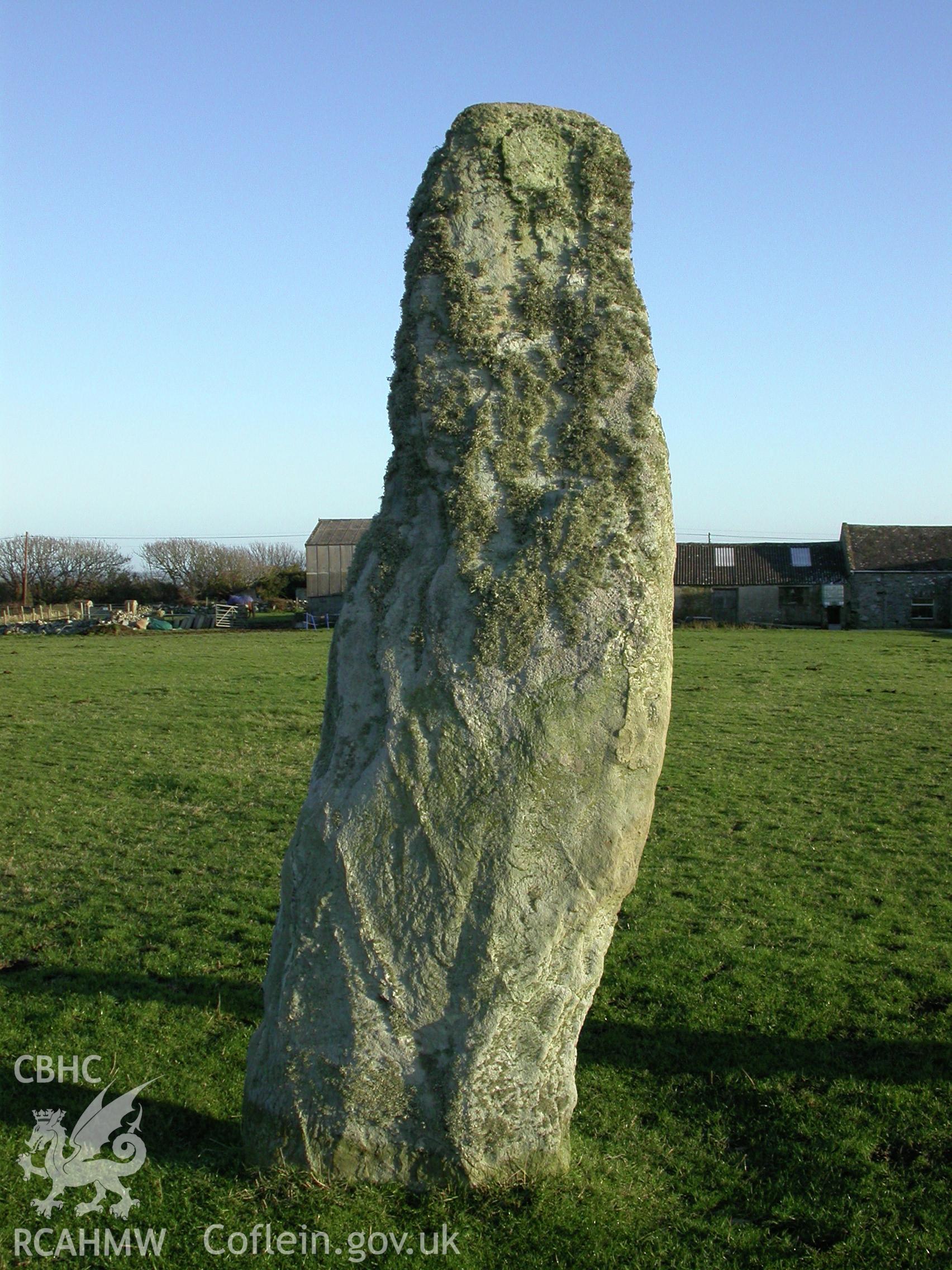 Penrhosfeilw Standing Stones from north-west.
