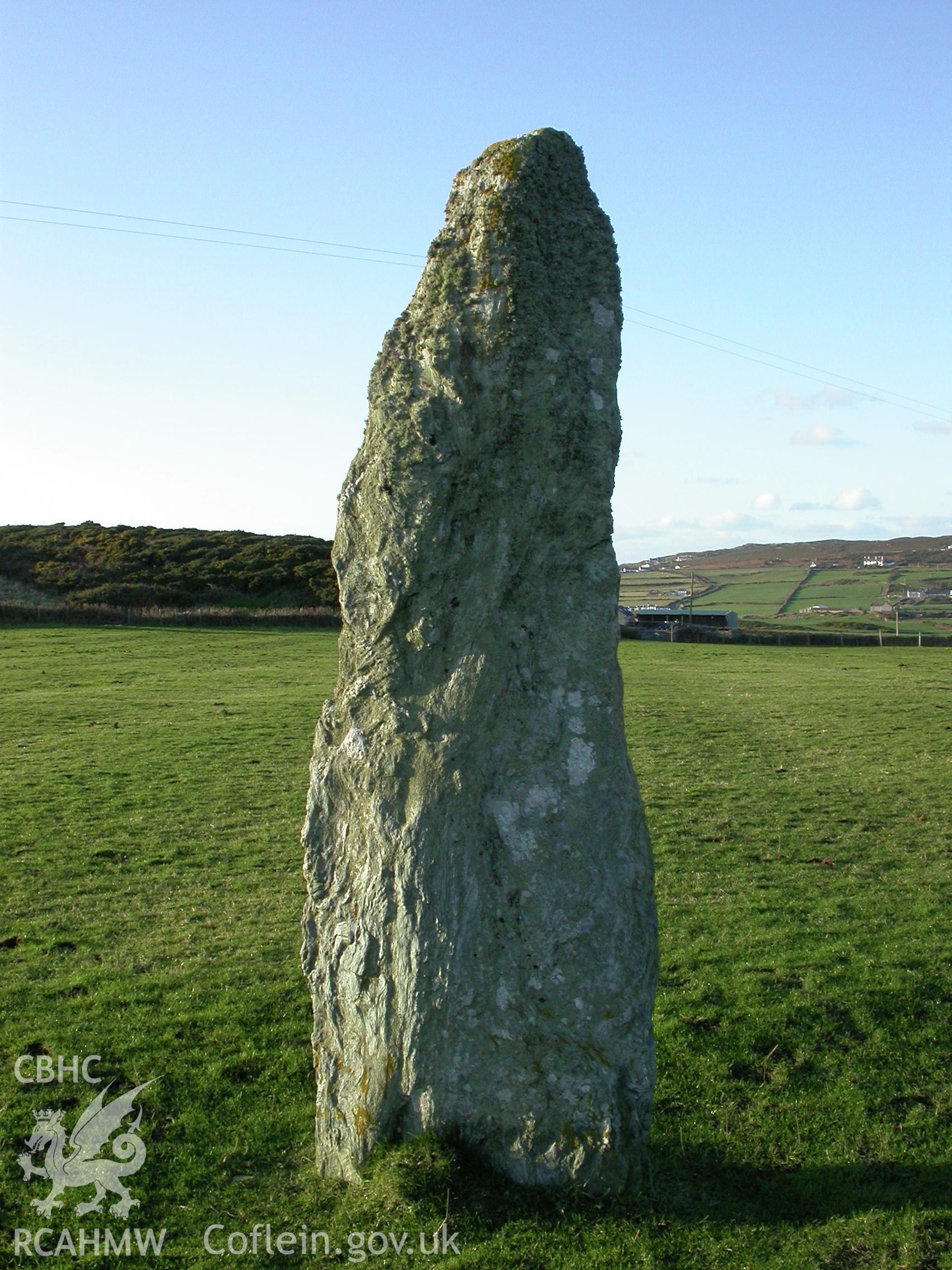 Penrhosfeilw Standing Stones from south-east.