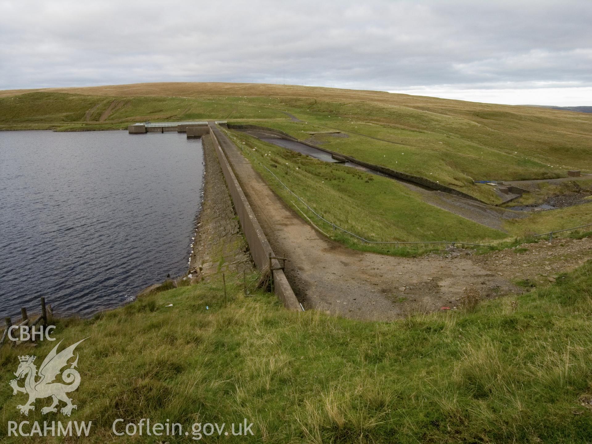 view looking N of dam.