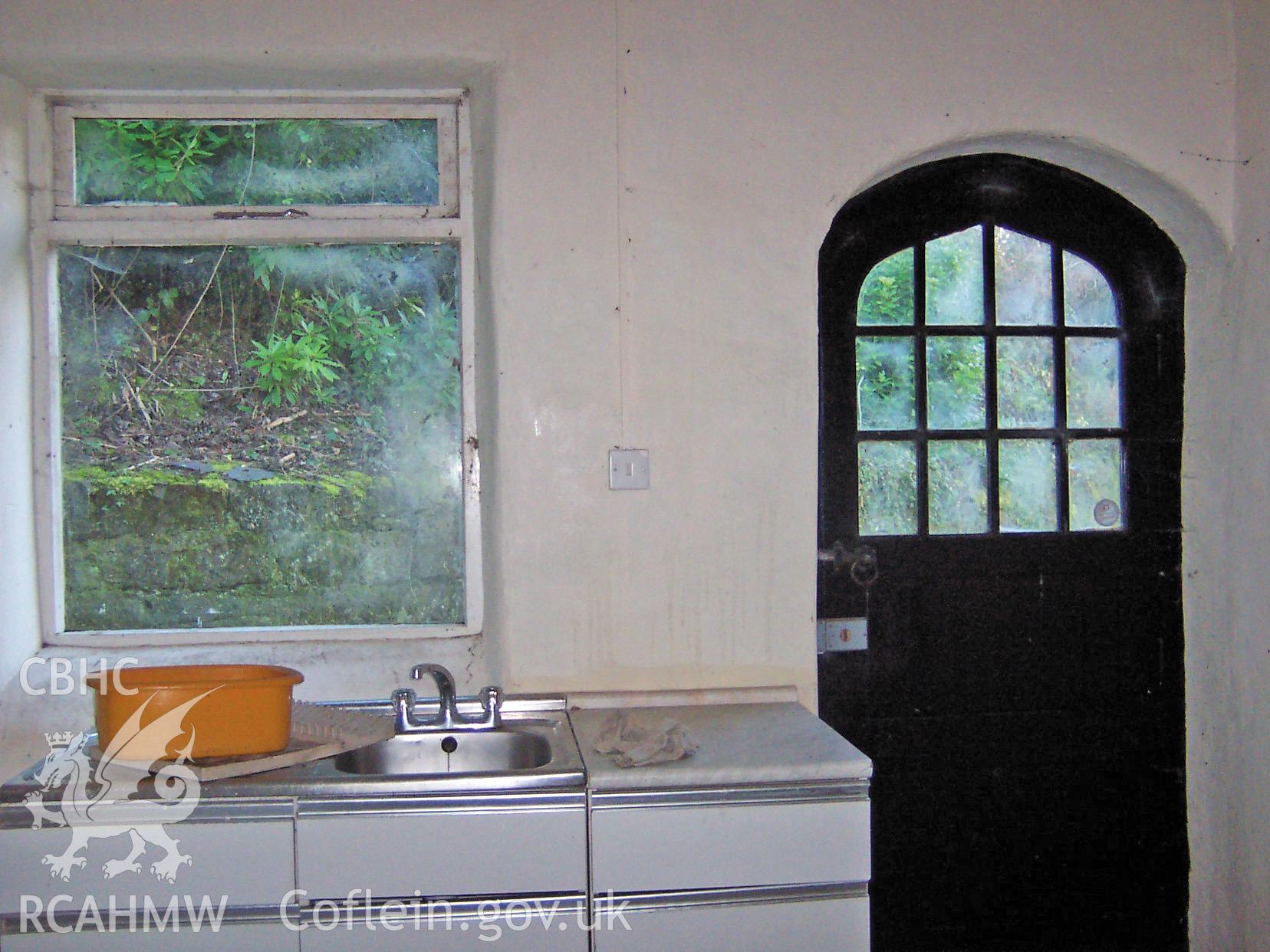 Colour digital photograph of the kitchen door.
