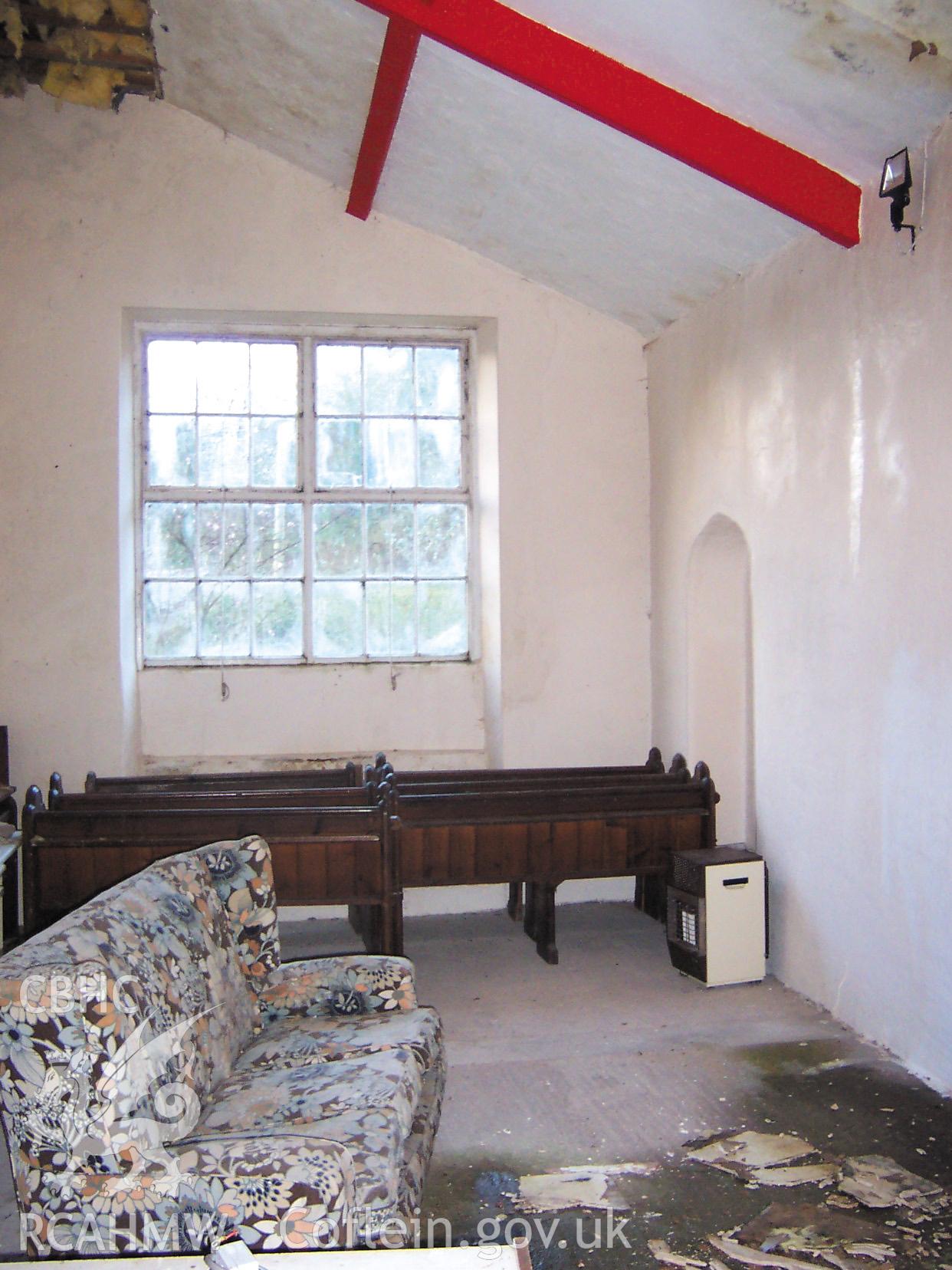 Colour digital photograph of the former school room.