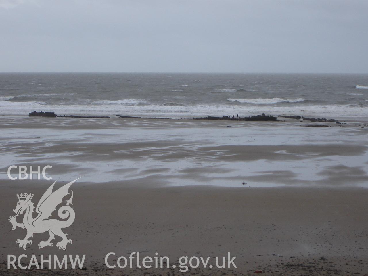 Digital photograph showing view from the shore produced by Ian Cundy, 2012