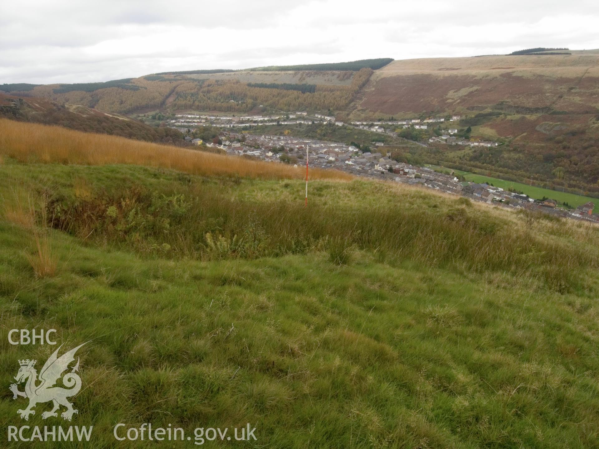 view looking NW.