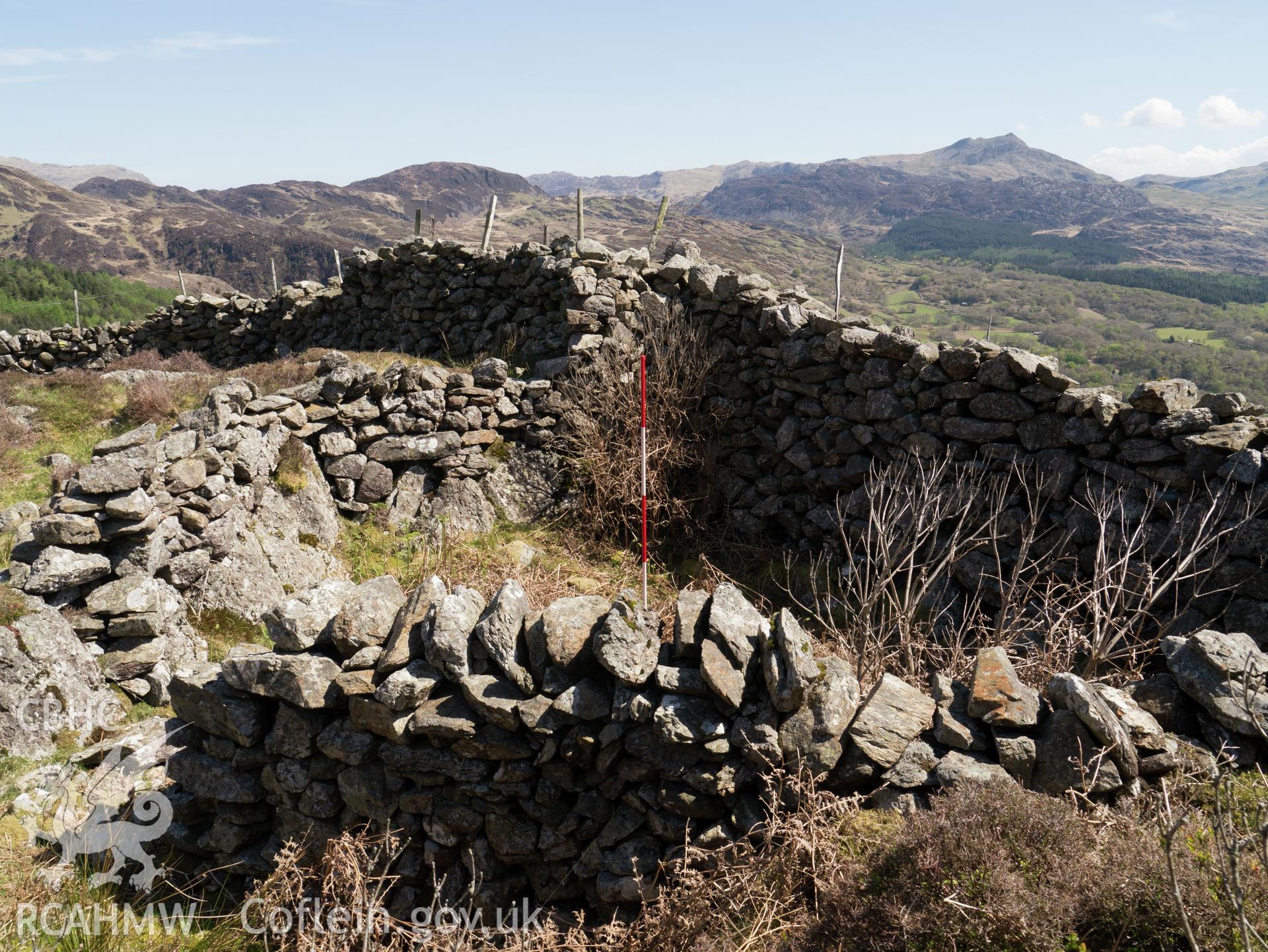 view looking E.