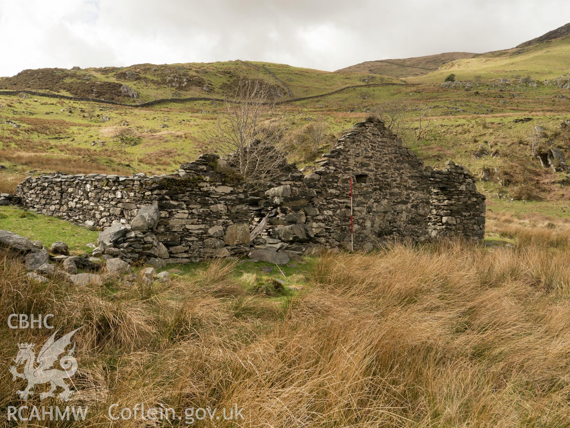 view looking NW.