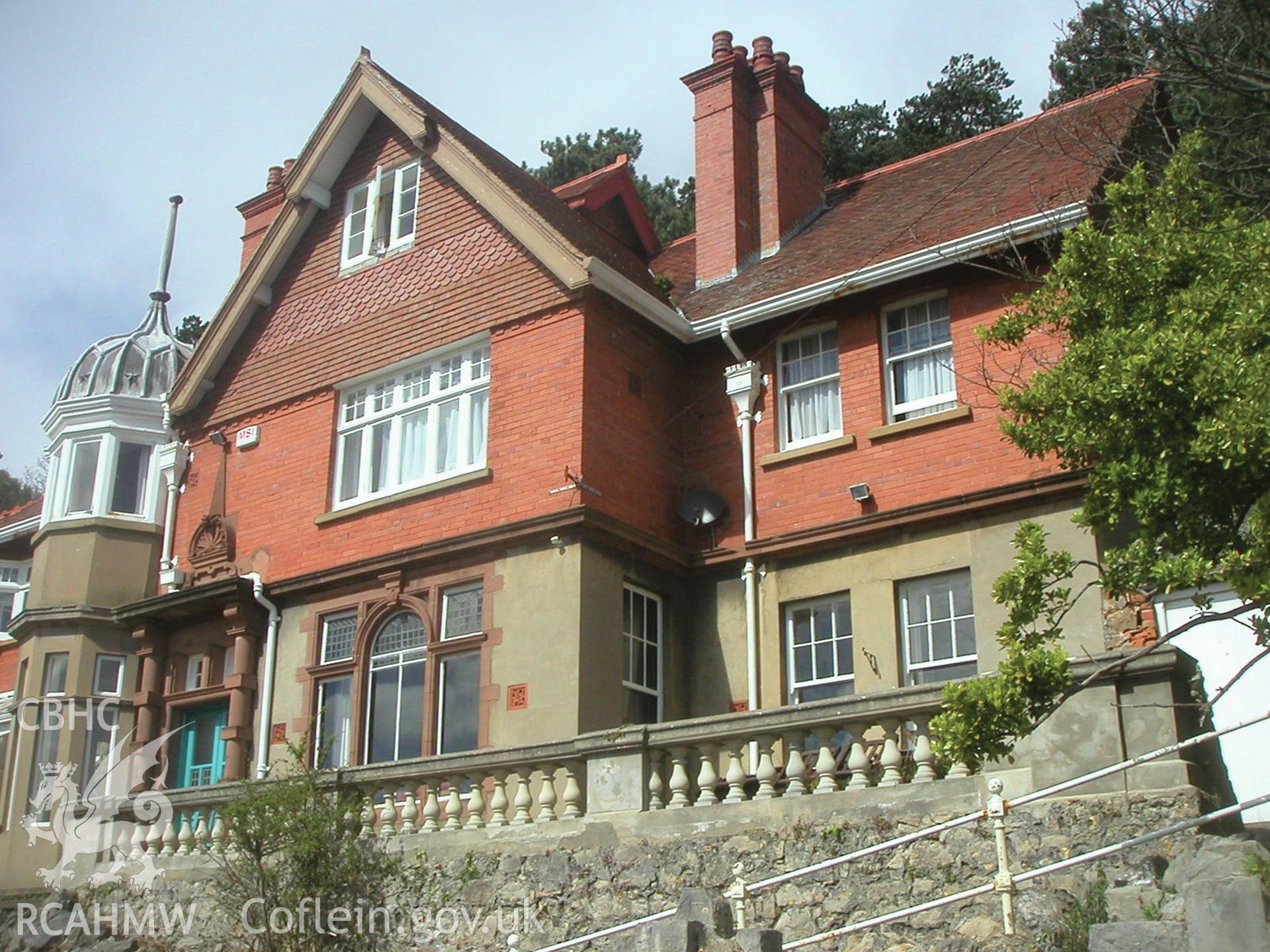 Digital image of Glan Orme, Llandudno: 'Herbert Luck North. Arts and Crafts Architecture for Wales', page 11.