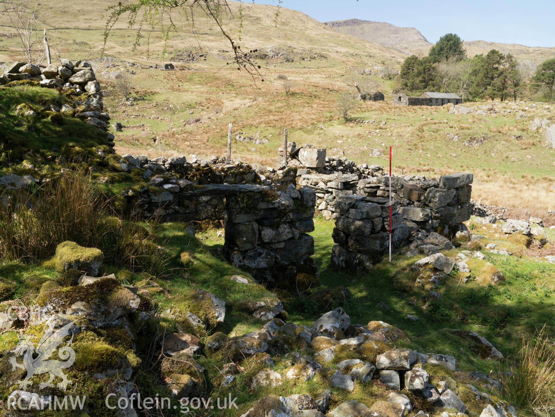 view looking NW.