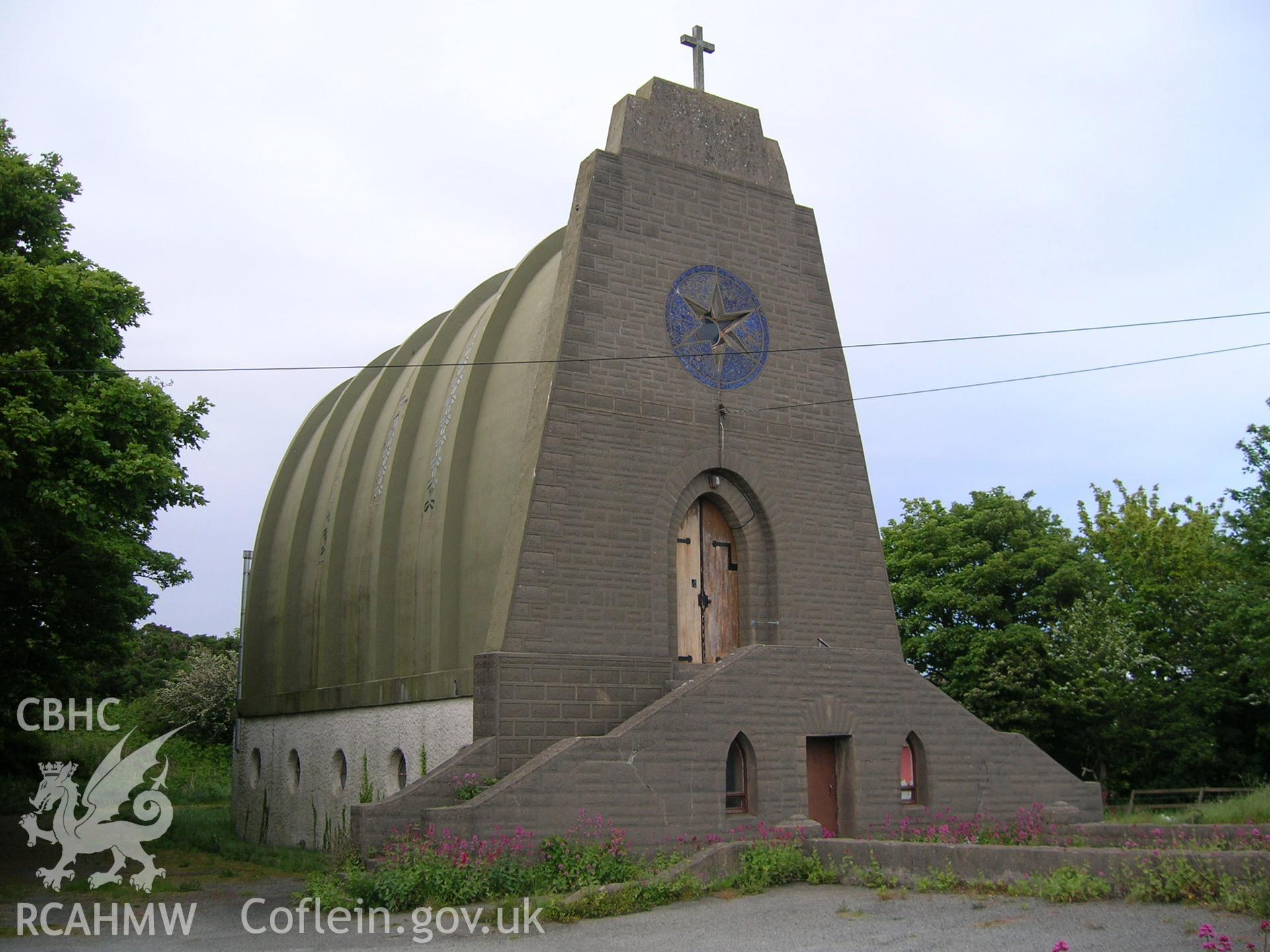 Digital photograph of the Church of Our Lady Star of the Sea.