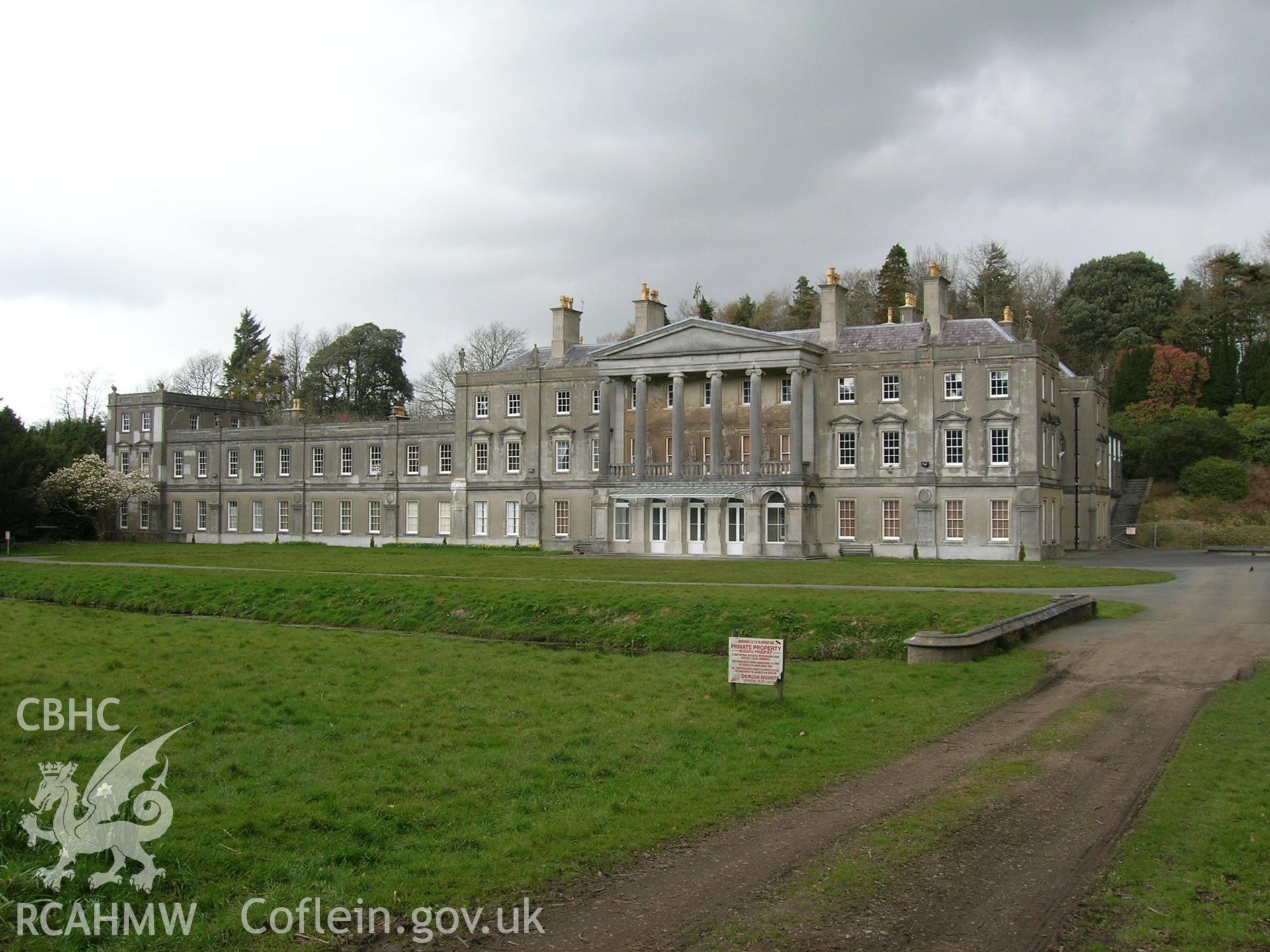 Digital photograph of Glynllifon Mansion.