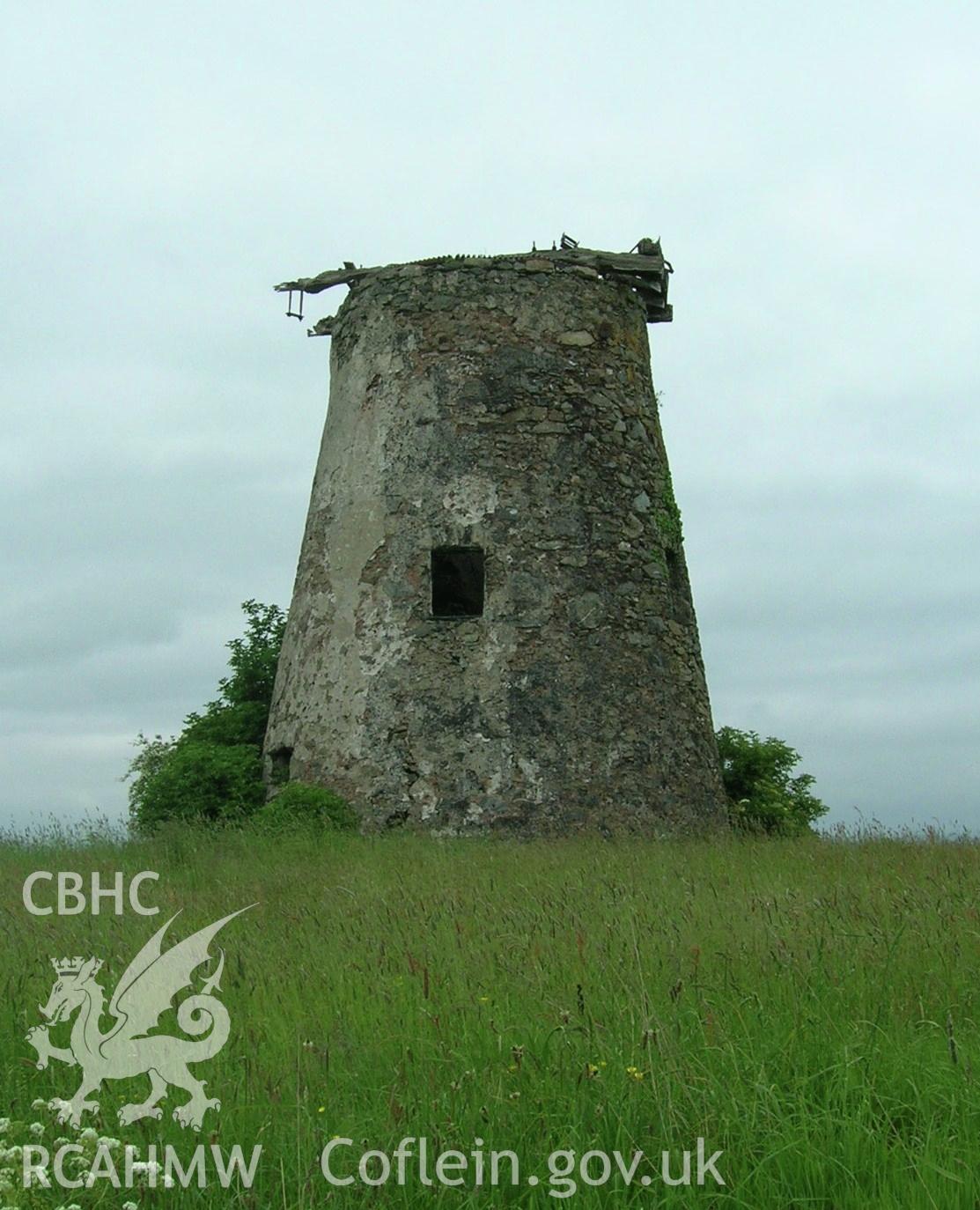 Digital photograph of Gaerwen Windmill.