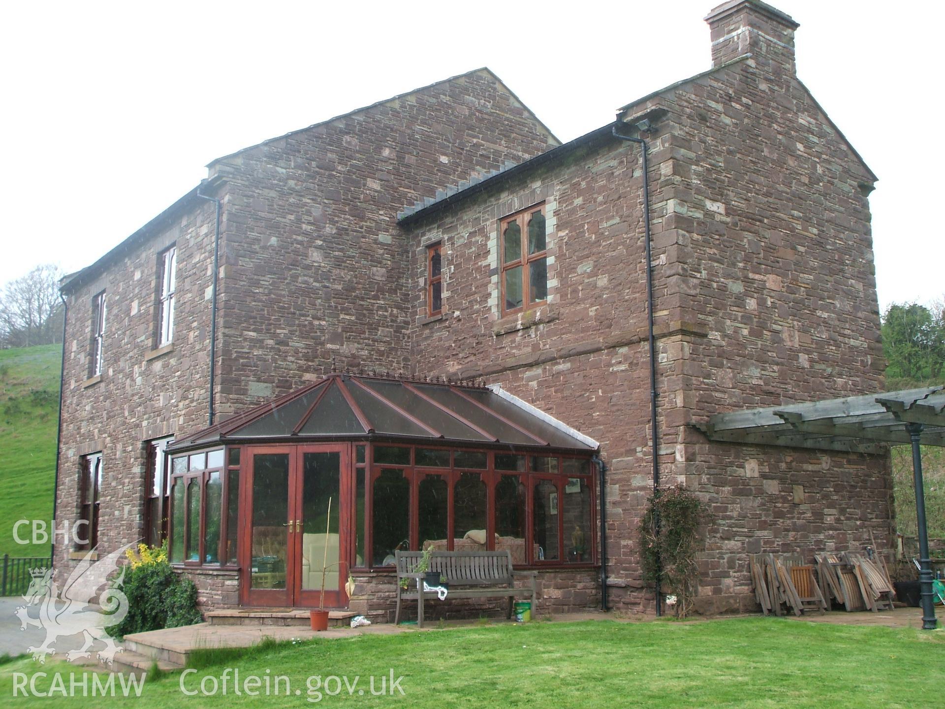 Digital photograph of Glen Court house, Llantrisant.