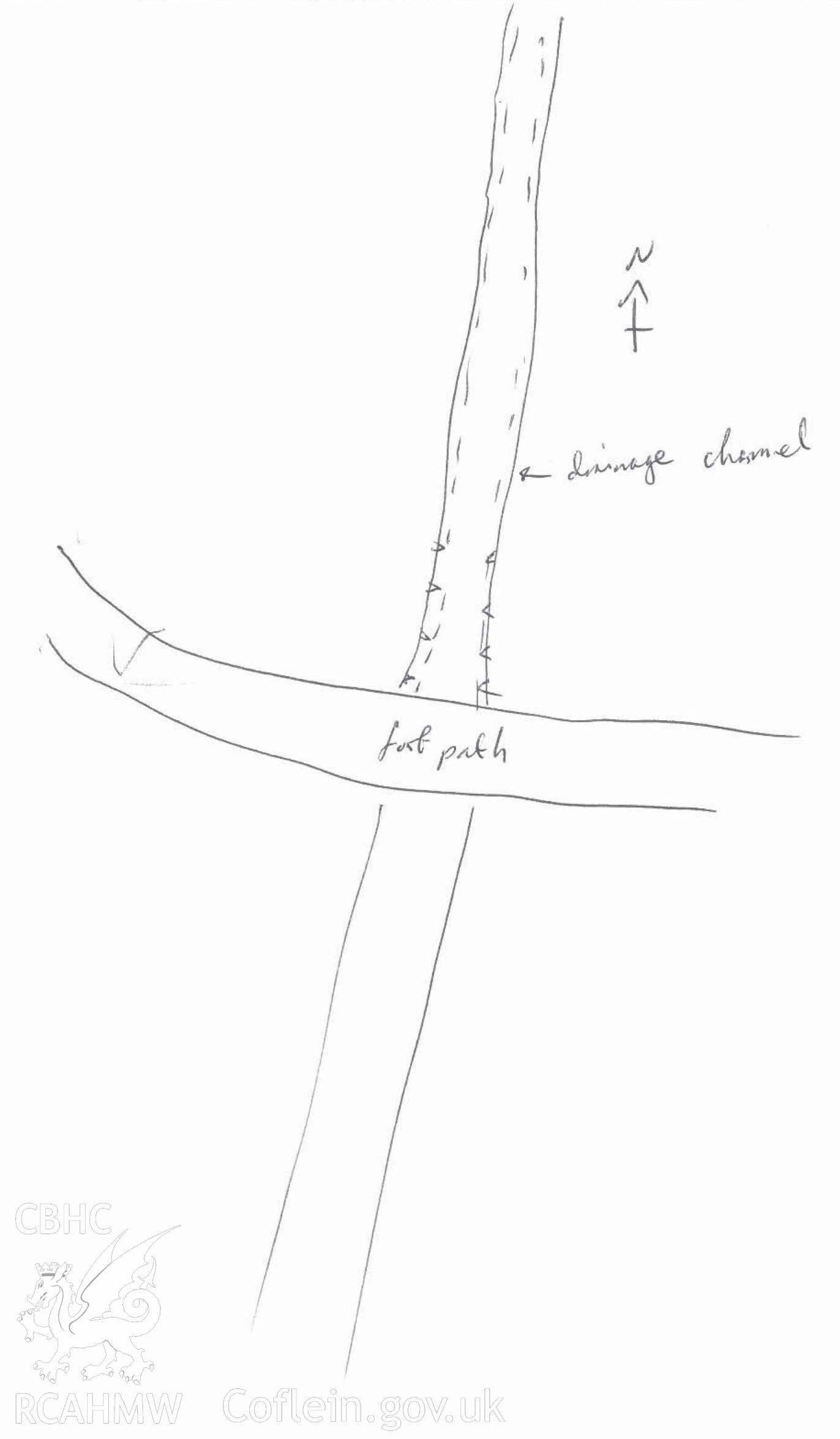 Field sketch of NPRN 533548 (Kenney, J, 20/05/2013)