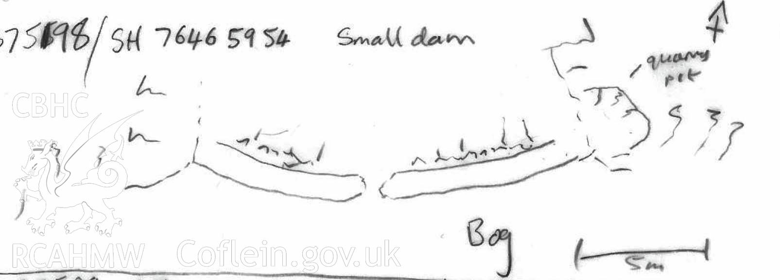 Field sketch of NPRN 533902 (Hopewell, D, 23/05/2013)
