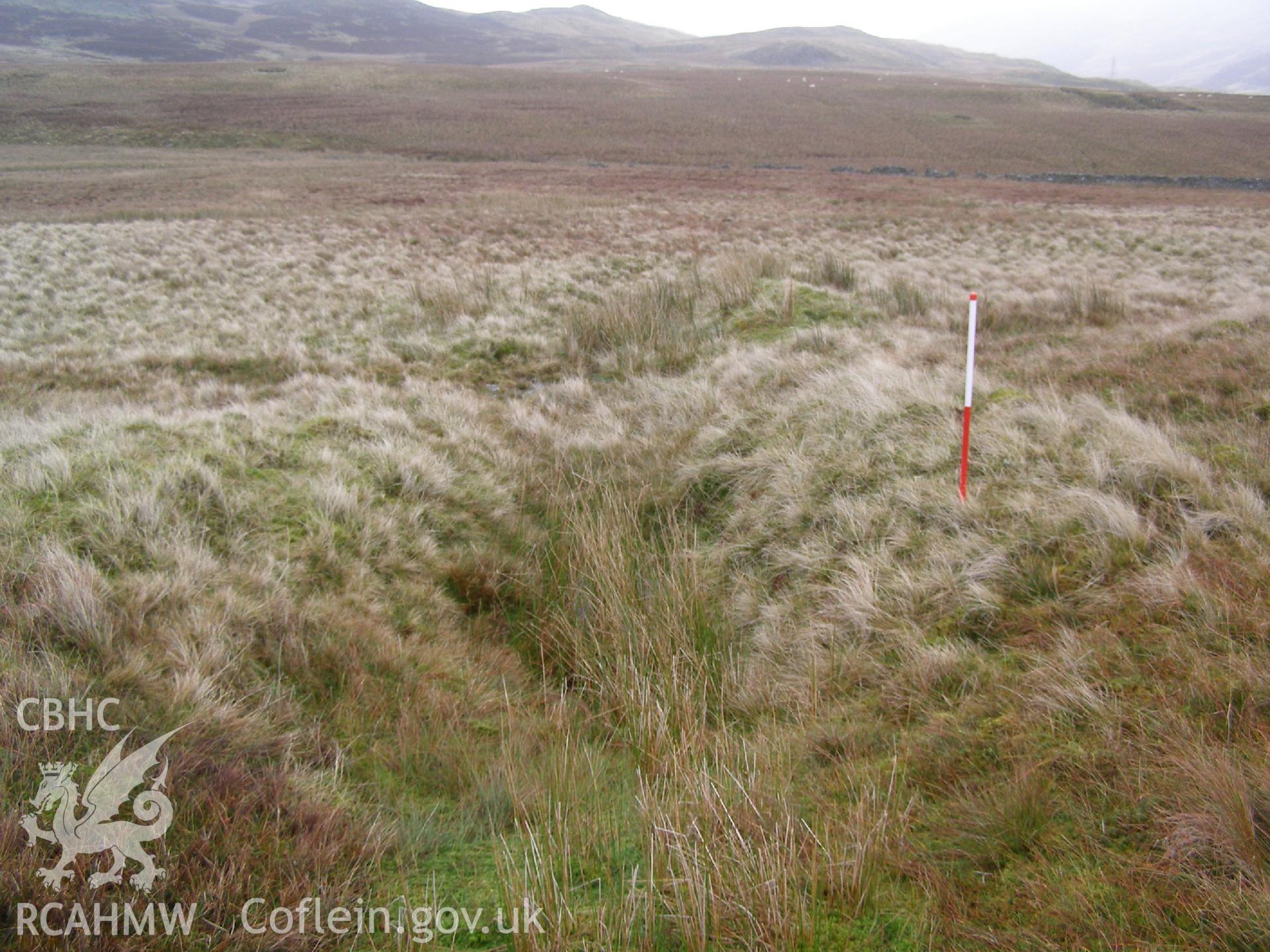 Digital Colour photograph of Mochowgryn trial mine taken on 19/11/2008 by P.J. Schofield during the Arenig Fach Upland Survey undertaken by Oxford Archaeology North.
