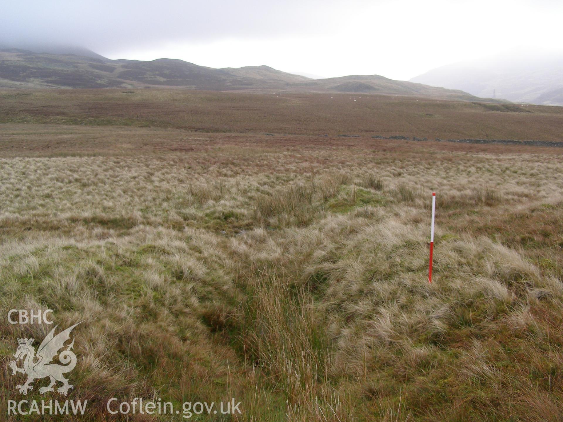 Digital Colour photograph of Mochowgryn trial mine taken on 19/11/2008 by P.J. Schofield during the Arenig Fach Upland Survey undertaken by Oxford Archaeology North.