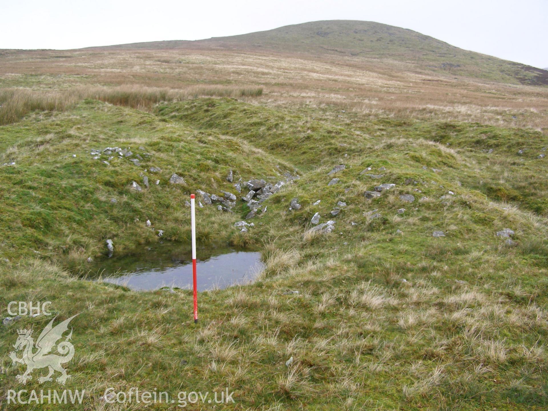 Digital Colour photograph of Mochowgryn manganese mine taken on 19/11/2008 by P.J. Schofield during the Arenig Fach Upland Survey undertaken by Oxford Archaeology North.