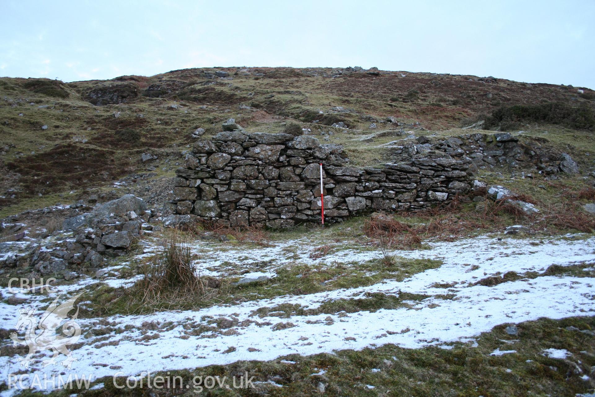 Digital Colour photograph of Nant yr Helfa 	manganese mine taken on 07/01/2009 by P.J. Schofield during the Arenig Fach Upland Survey undertaken by Oxford Archaeology North.