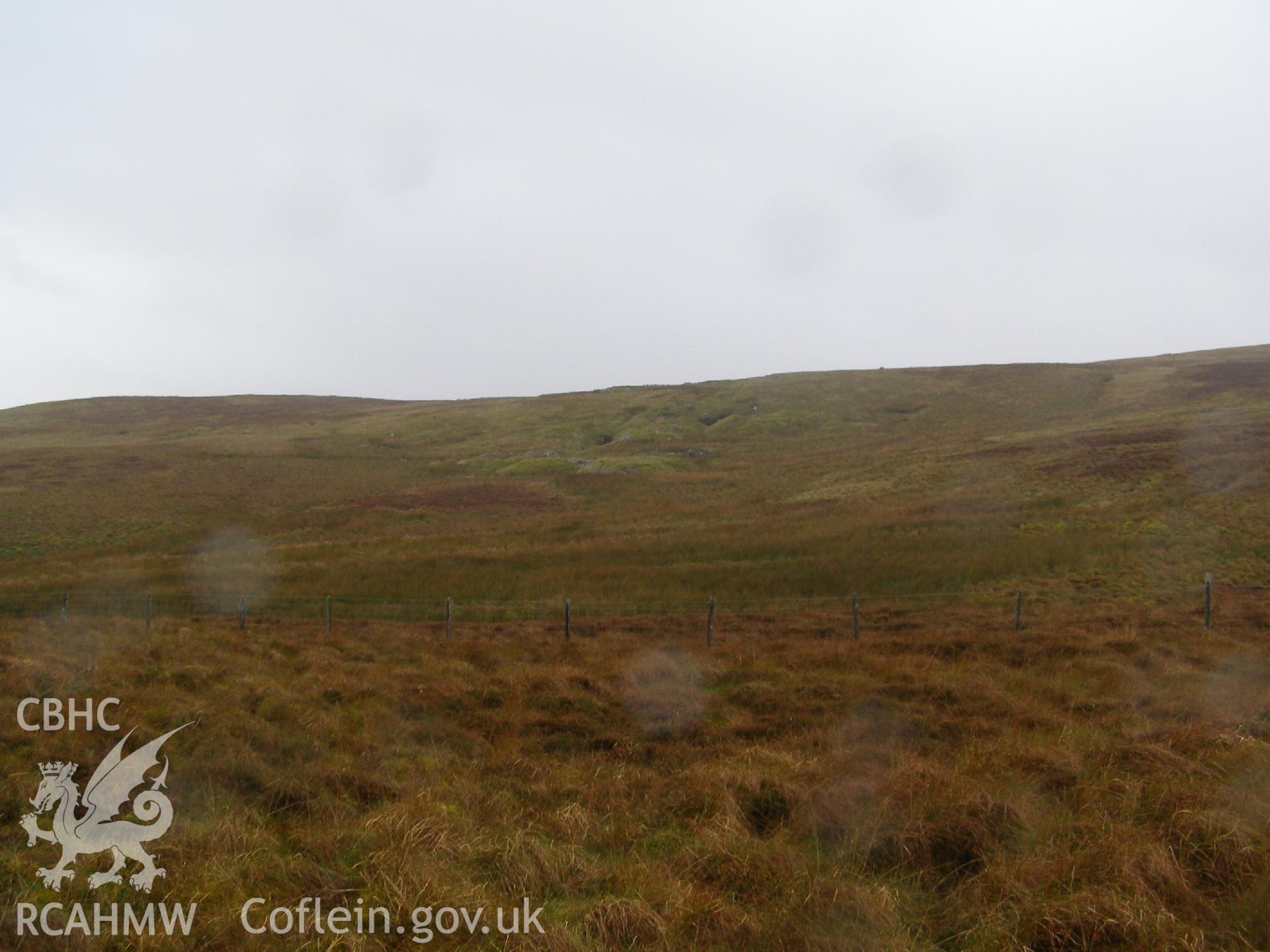 Digital Colour photograph of Mochowgryn manganese mine taken on 18/11/2008 by P.J. Schofield during the Arenig Fach Upland Survey undertaken by Oxford Archaeology North.