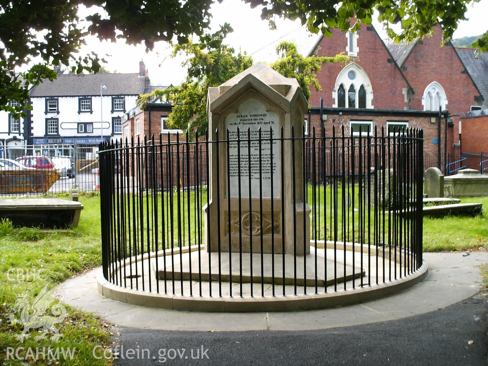 Digital image showing restored monument.