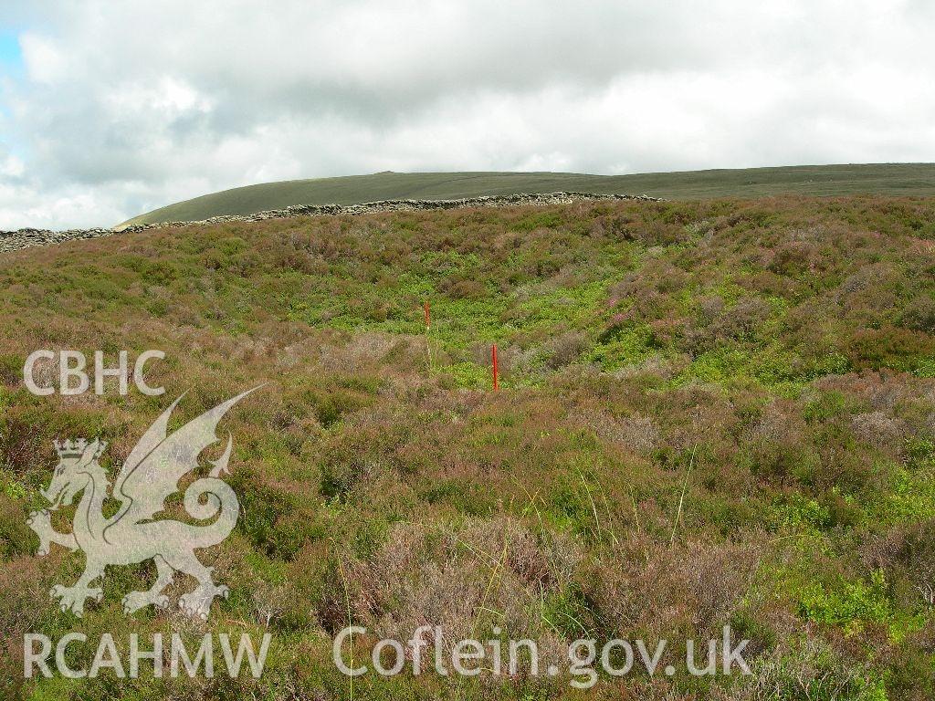 Digital colour photograph of Pen-y-Crug stone quarry V taken on 18/07/2007 by I.P. Brooks during the Llanegryn Upland Survey undertaken by Engineering Archaeological Services Ltd.