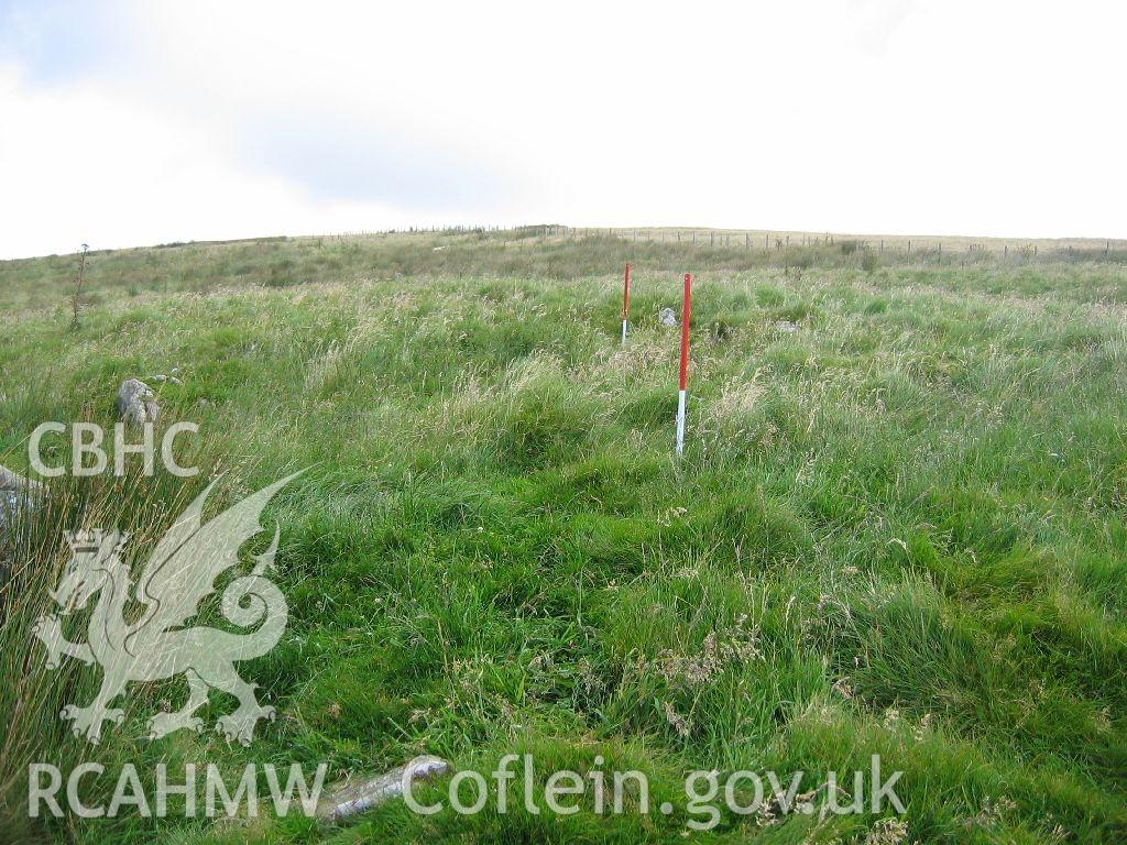 Digital colour photograph of Allt-Lwyd stone quarry I taken on 02/08/2007 by K. Laws during the Llanegryn Upland Survey undertaken by Engineering Archaeological Services Ltd.