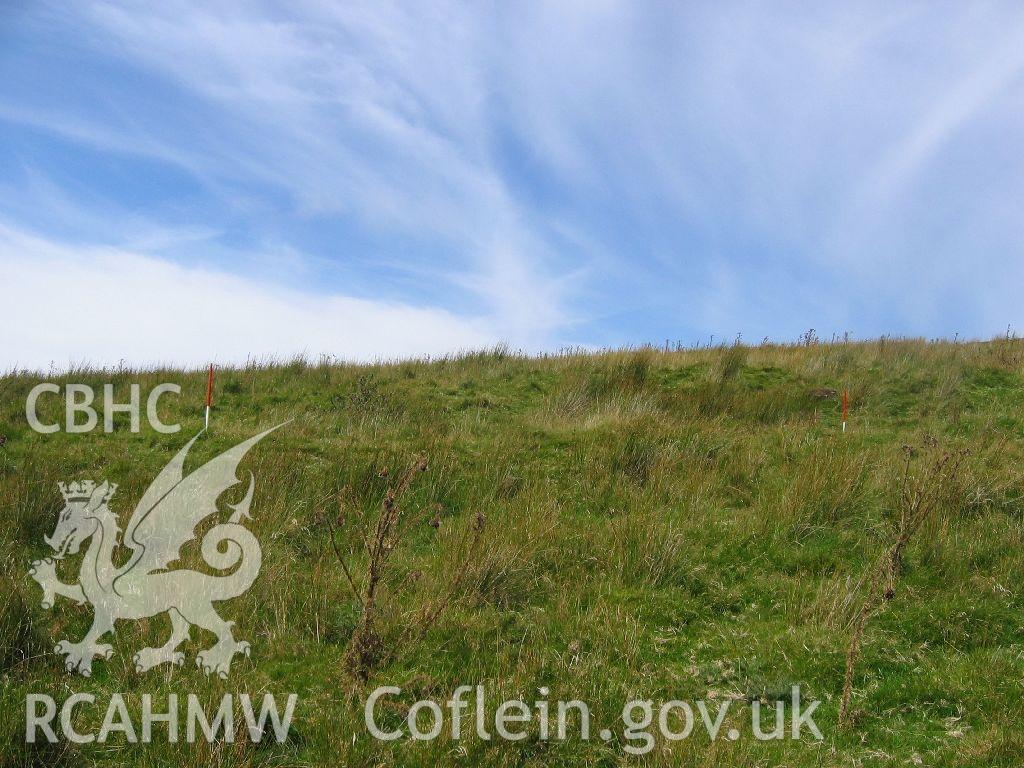 Digital colour photograph of Pen-y-Crug stone quarry I taken on 23/08/2007 by K. Laws during the Llanegryn Upland Survey undertaken by Engineering Archaeological Services Ltd.