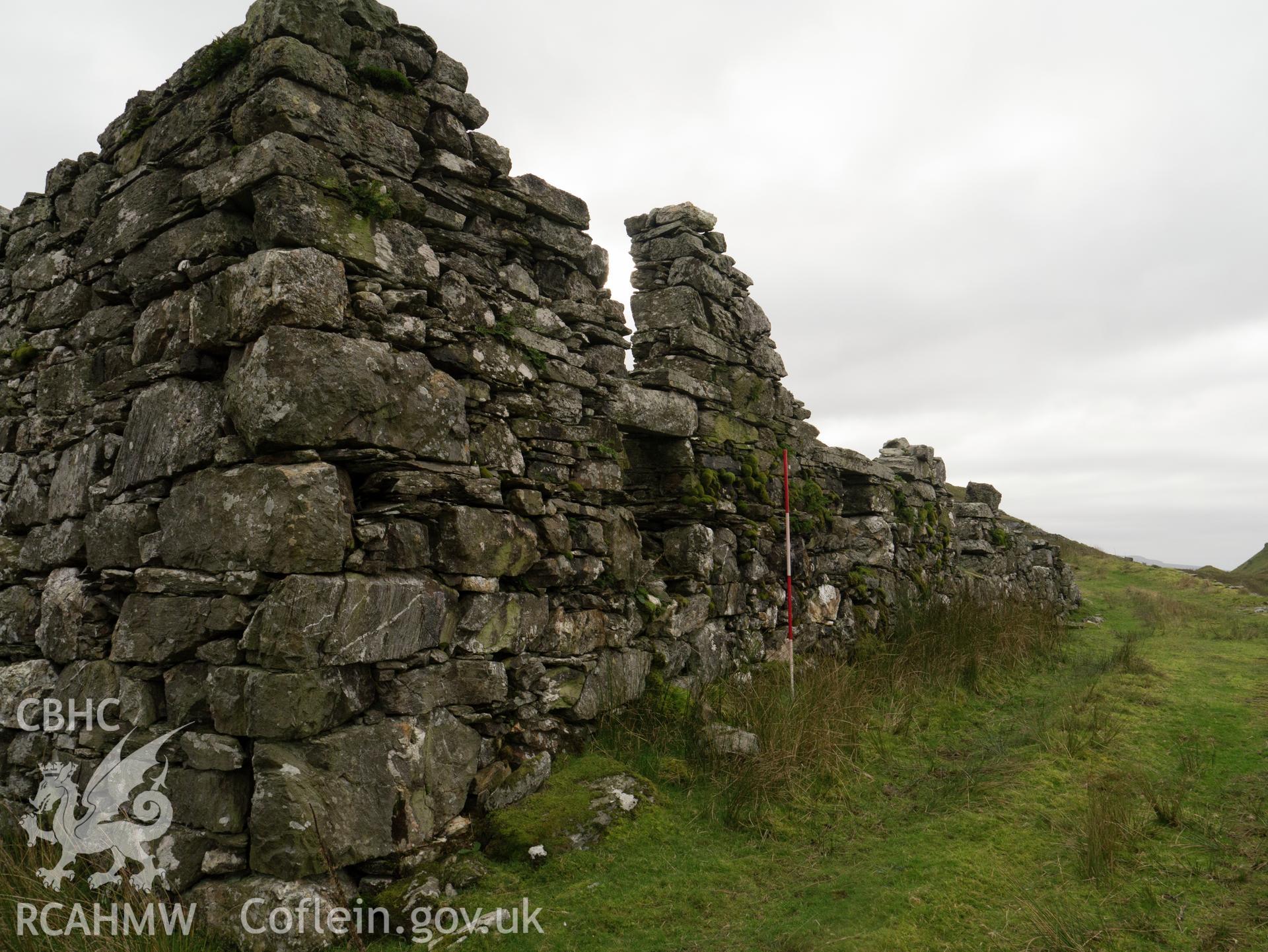 view looking SE of elevation facing tramway.