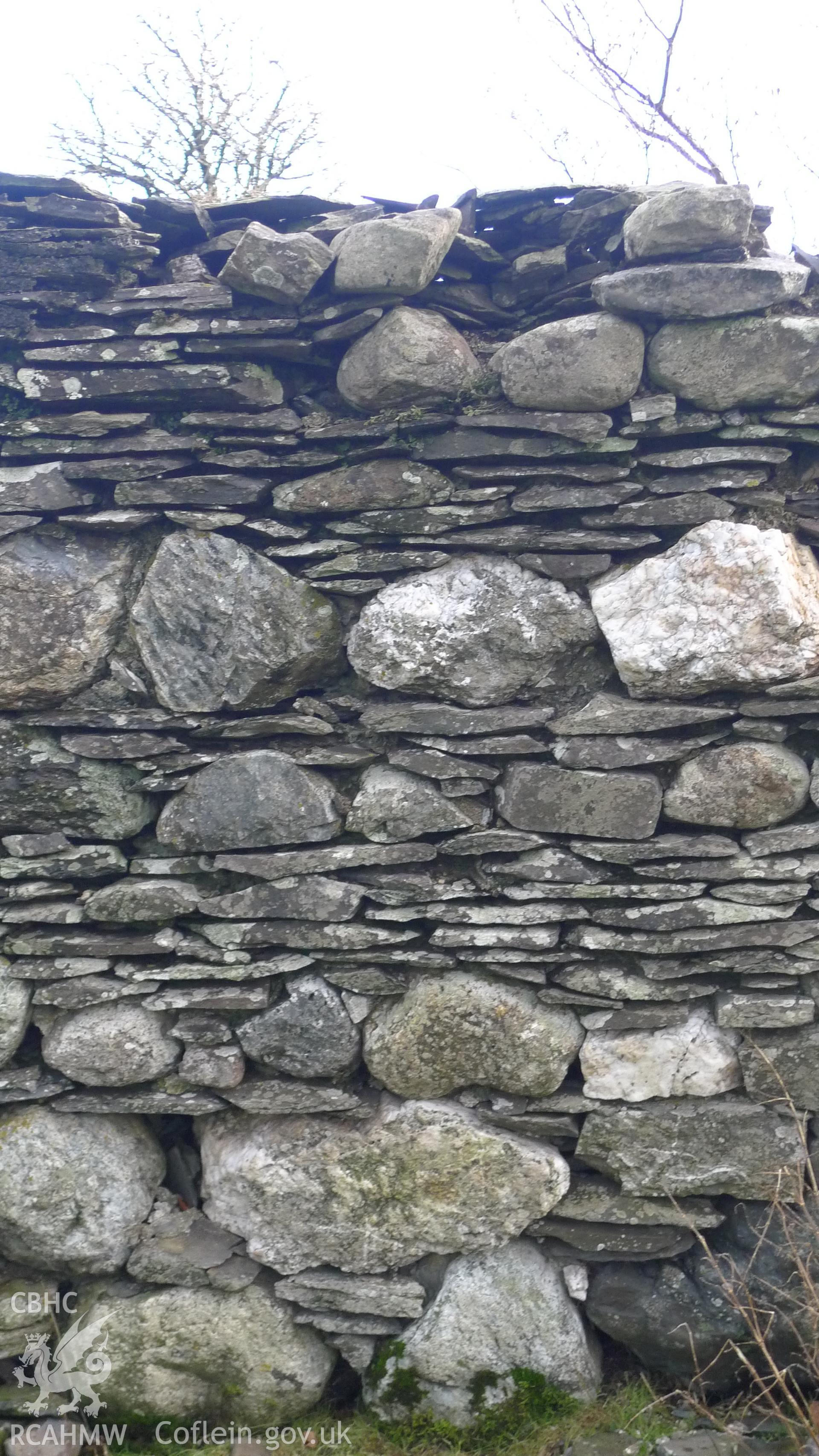 Digital image relating to Ysgubor Uchaf: stonework.