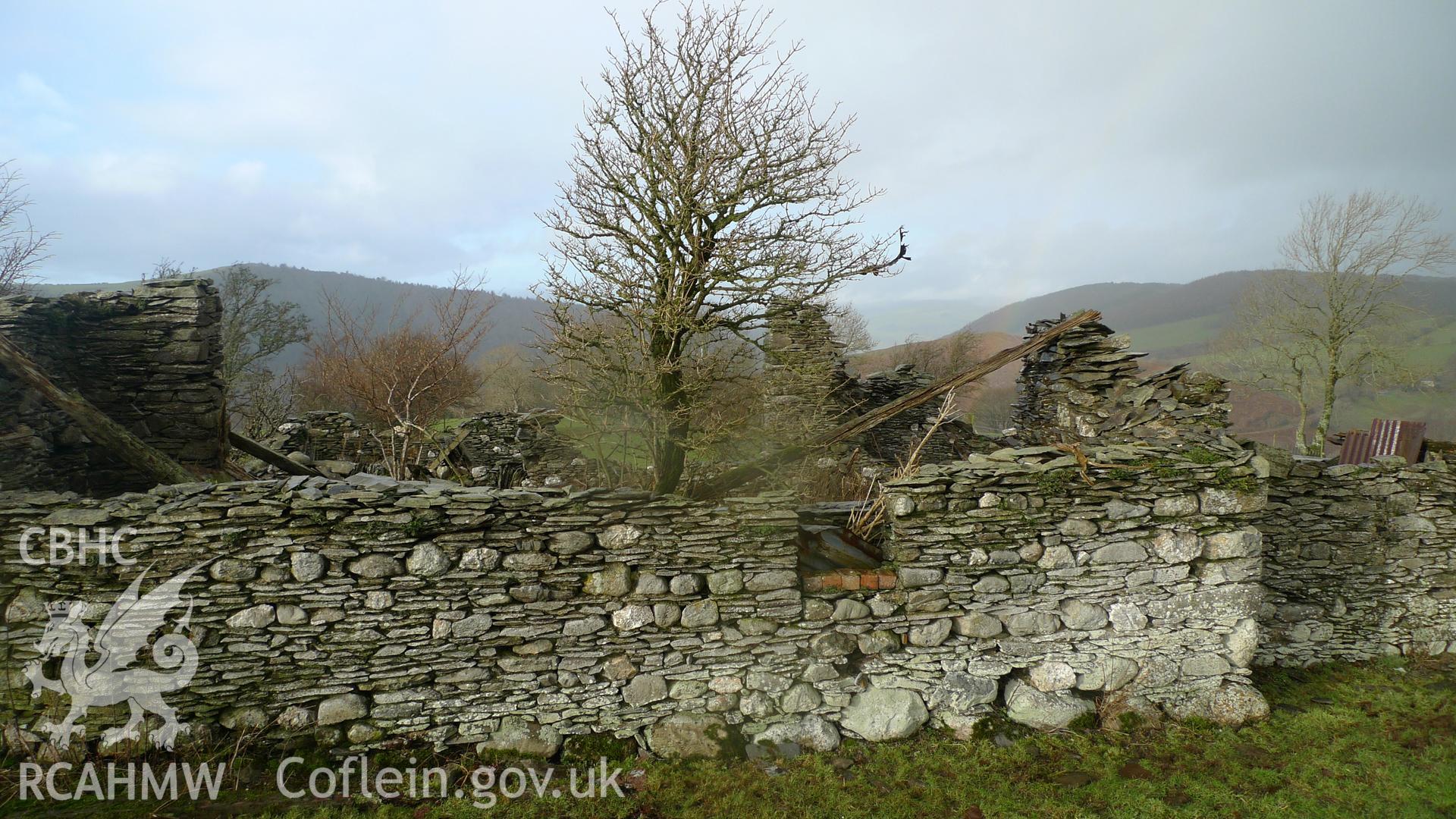 Digital image relating to Ysgubor Uchaf: east wall.