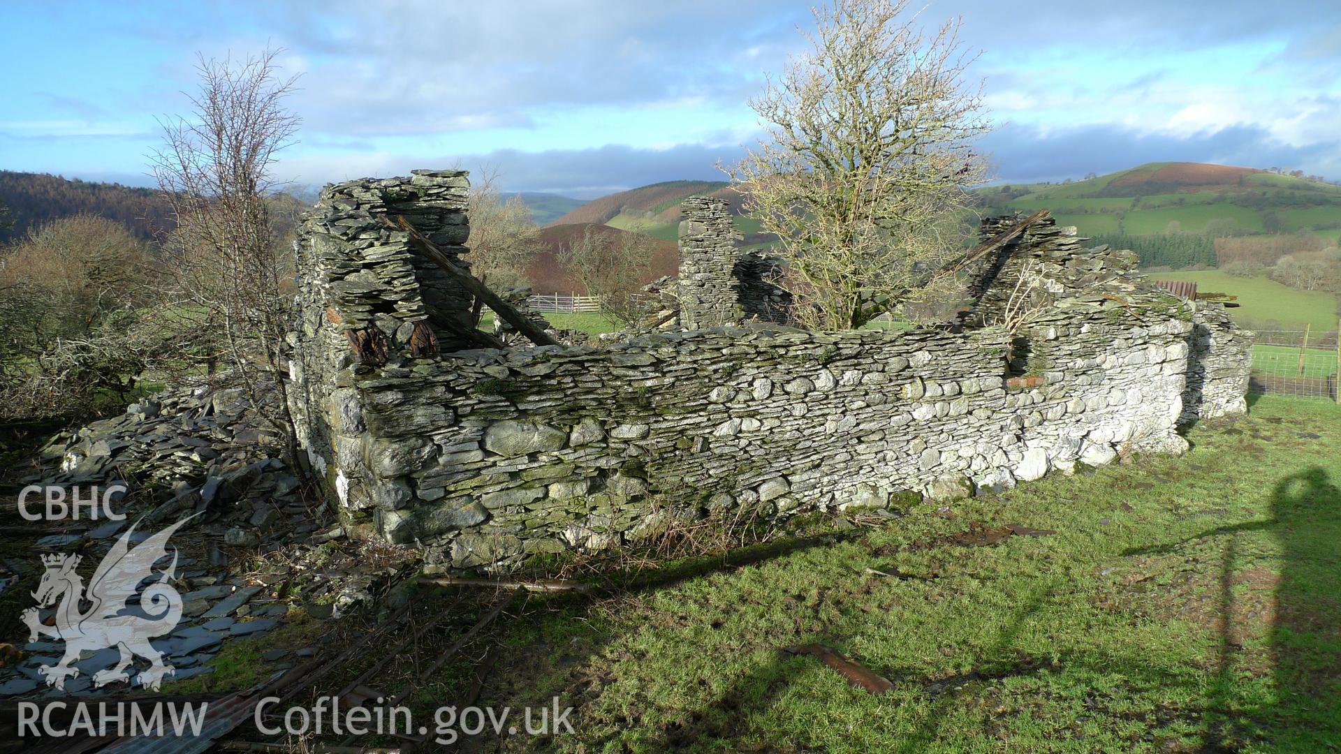 Digital image relating to Ysgubor Uchaf: main body, facing north-west.