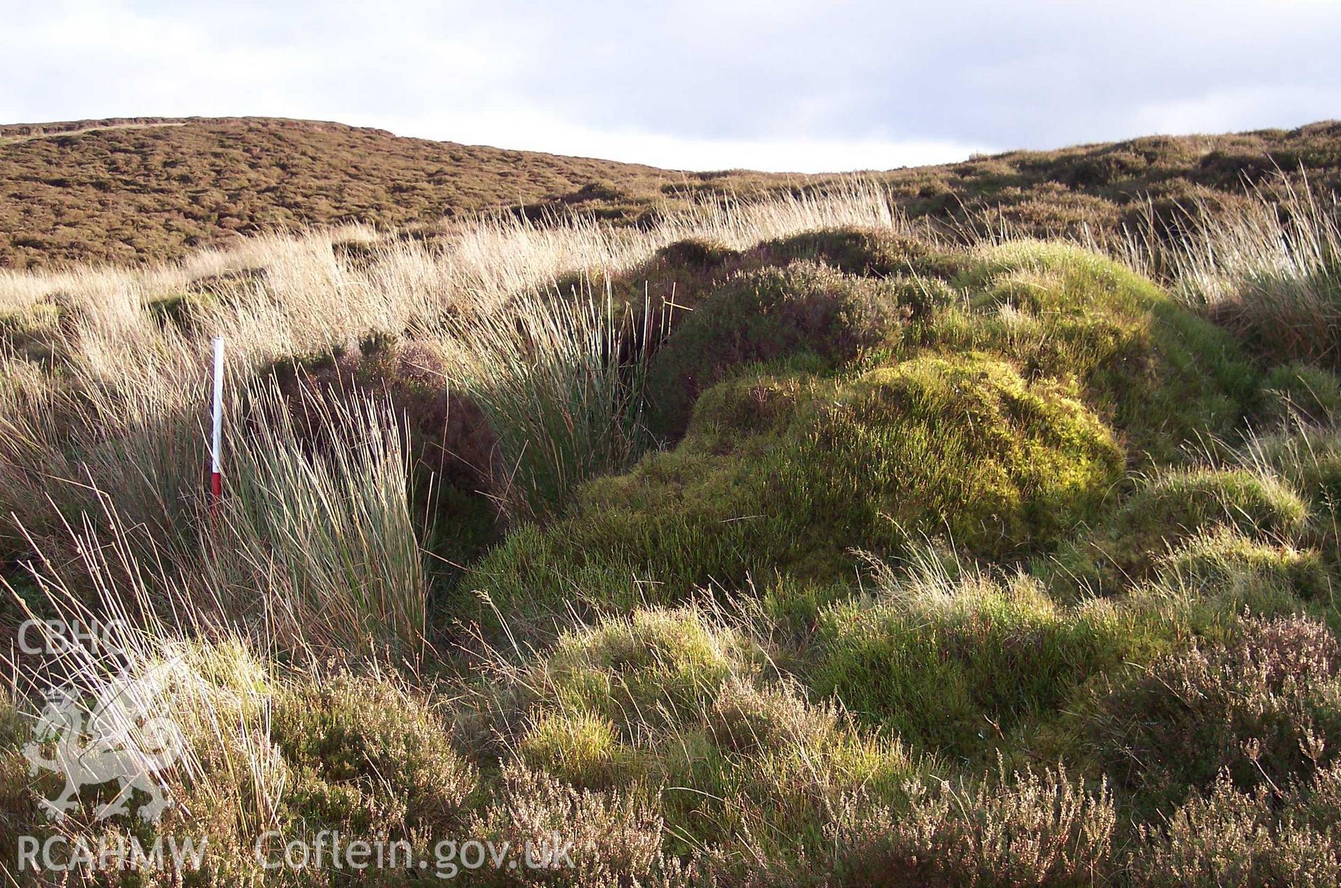 Photograph of Gors Penrhiwiau Shooting Butt V taken from the south-east on 08/12/2004 by P. Kok during an Upland Survey undertaken by Oxford Archaeology North.