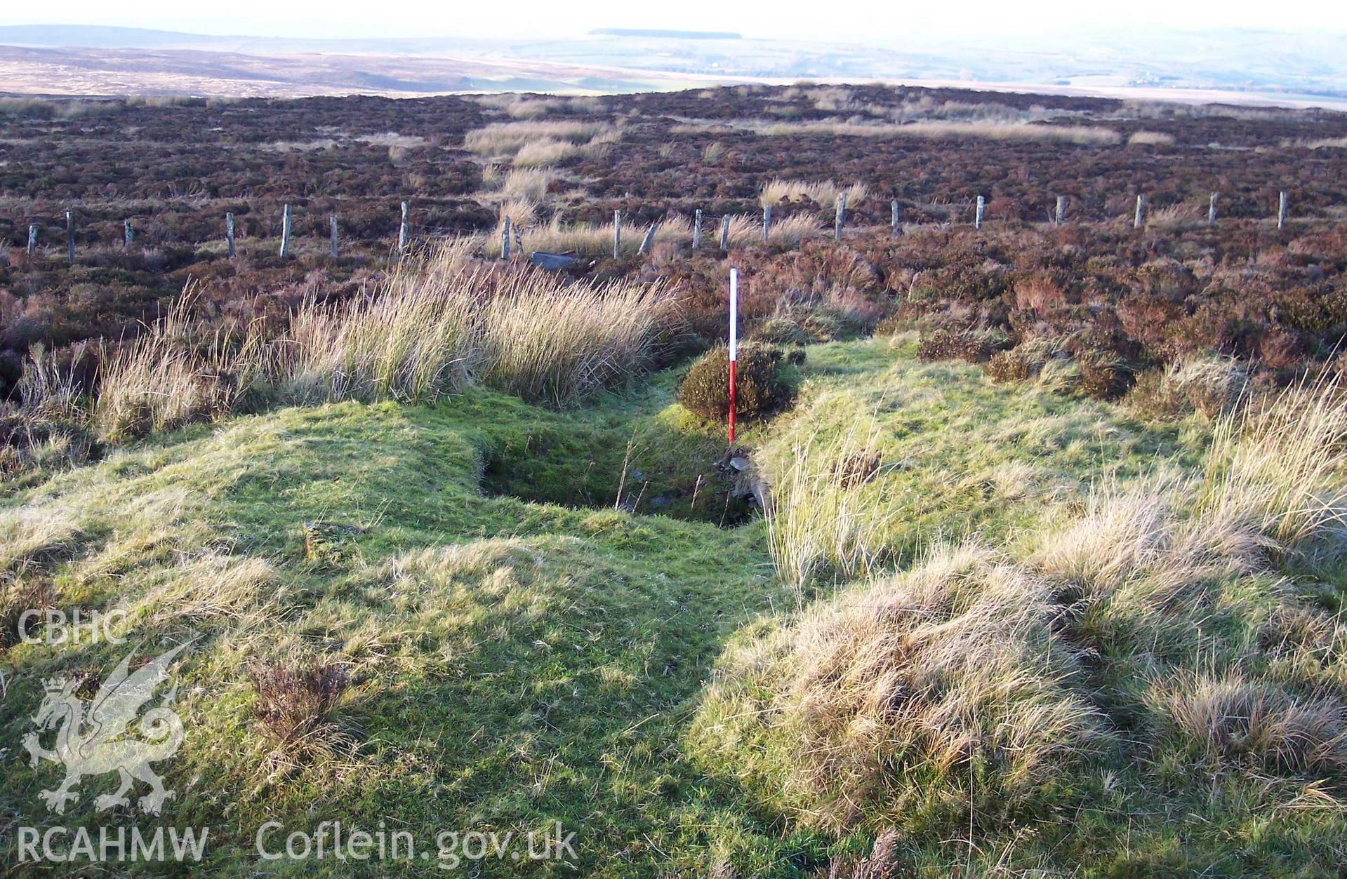 Photograph of Gwylfa Hiraethog Shooting Box I taken from the north-west on 07/12/2004 by P. Kok during an Upland Survey undertaken by Oxford Archaeology North.