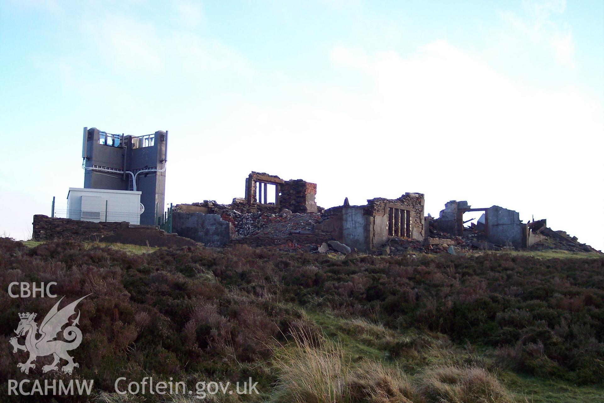 Photograph of Gwylfa Hiraethog Shooting Box taken from the east on 07/12/2004 by P. Kok during an Upland Survey undertaken by Oxford Archaeology North.