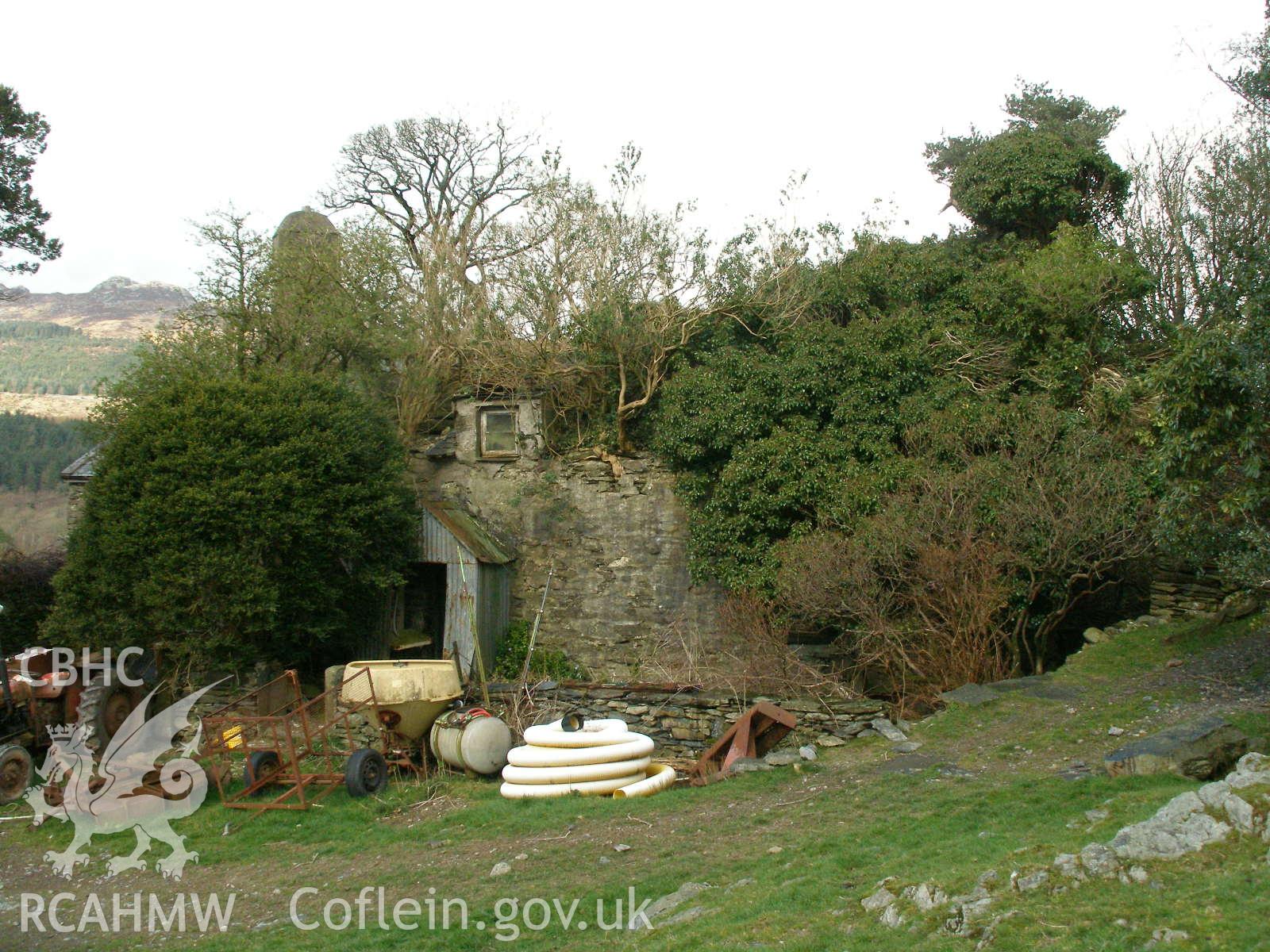 Colour digital photograph showing part of Meillionen House.
