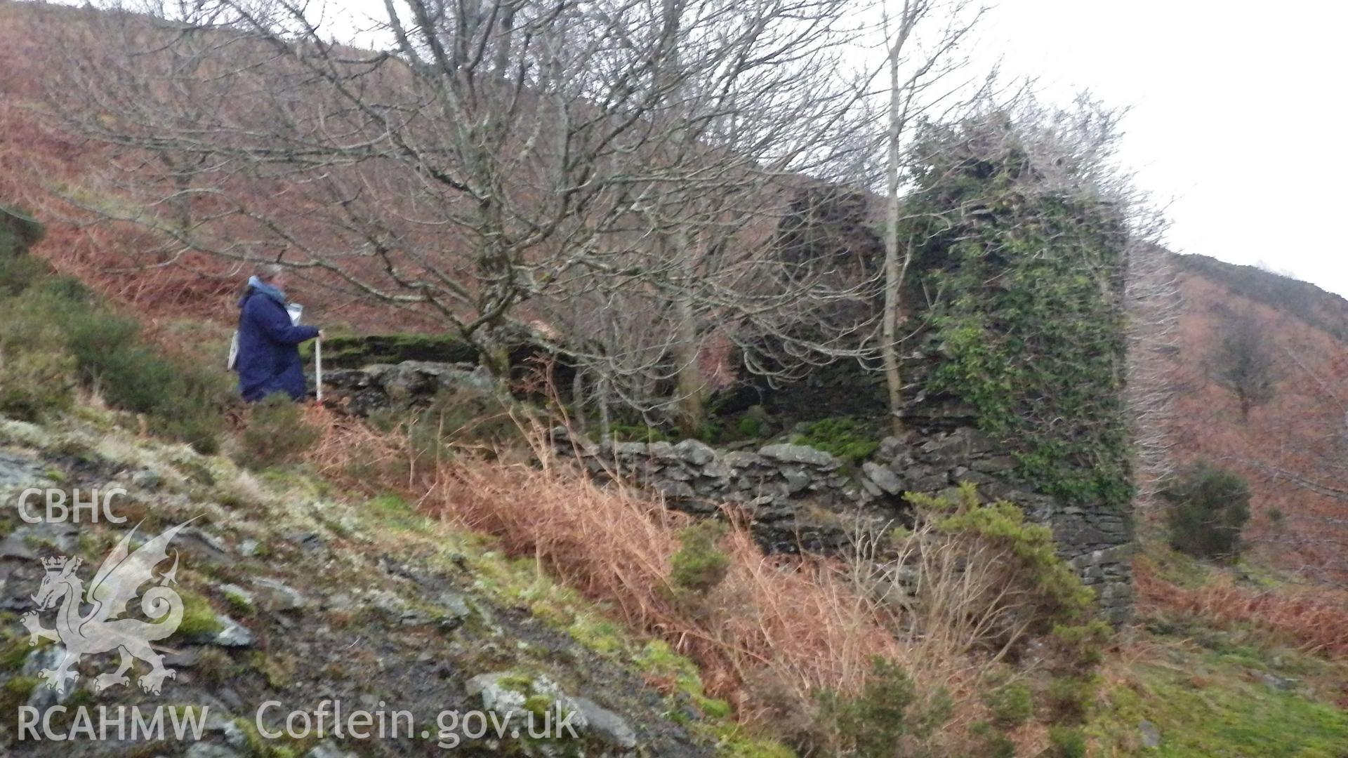 Former engine house, looking east.