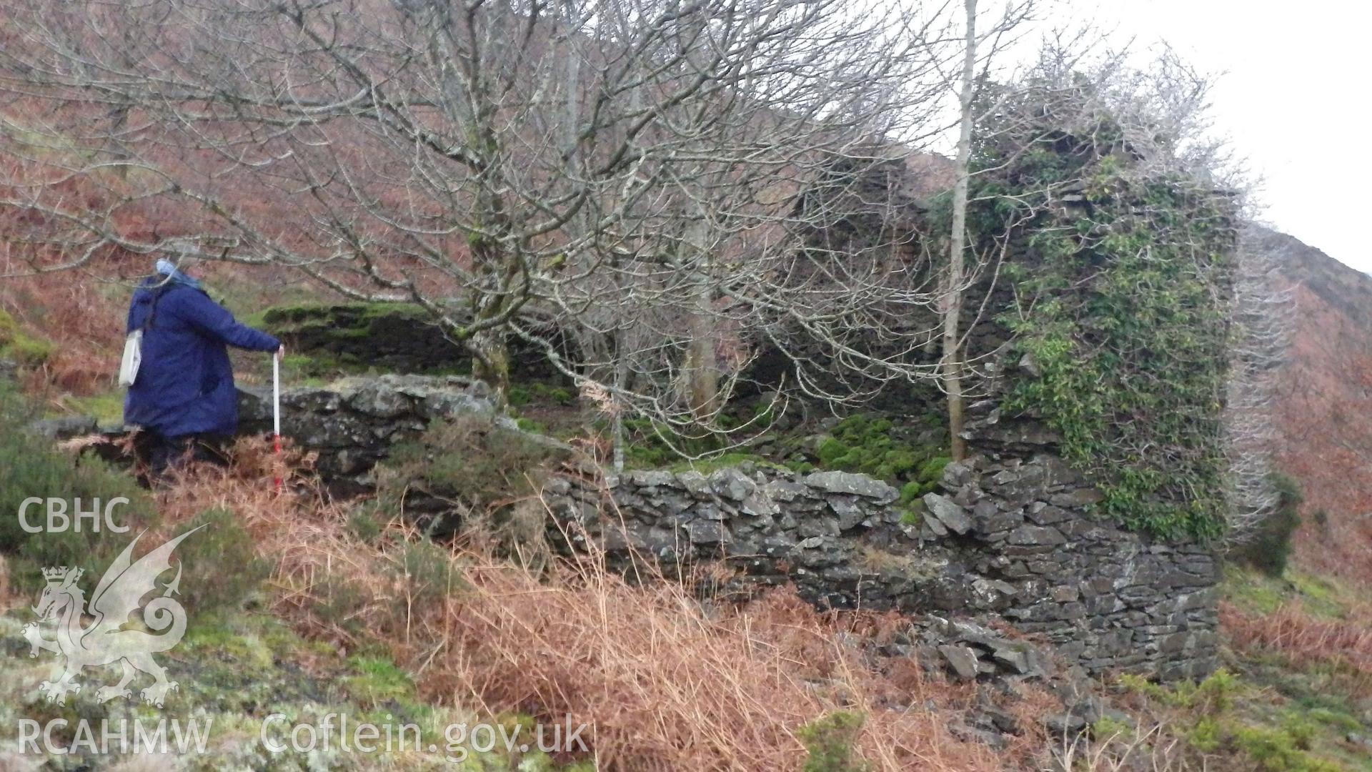 Former engine house, looking east.