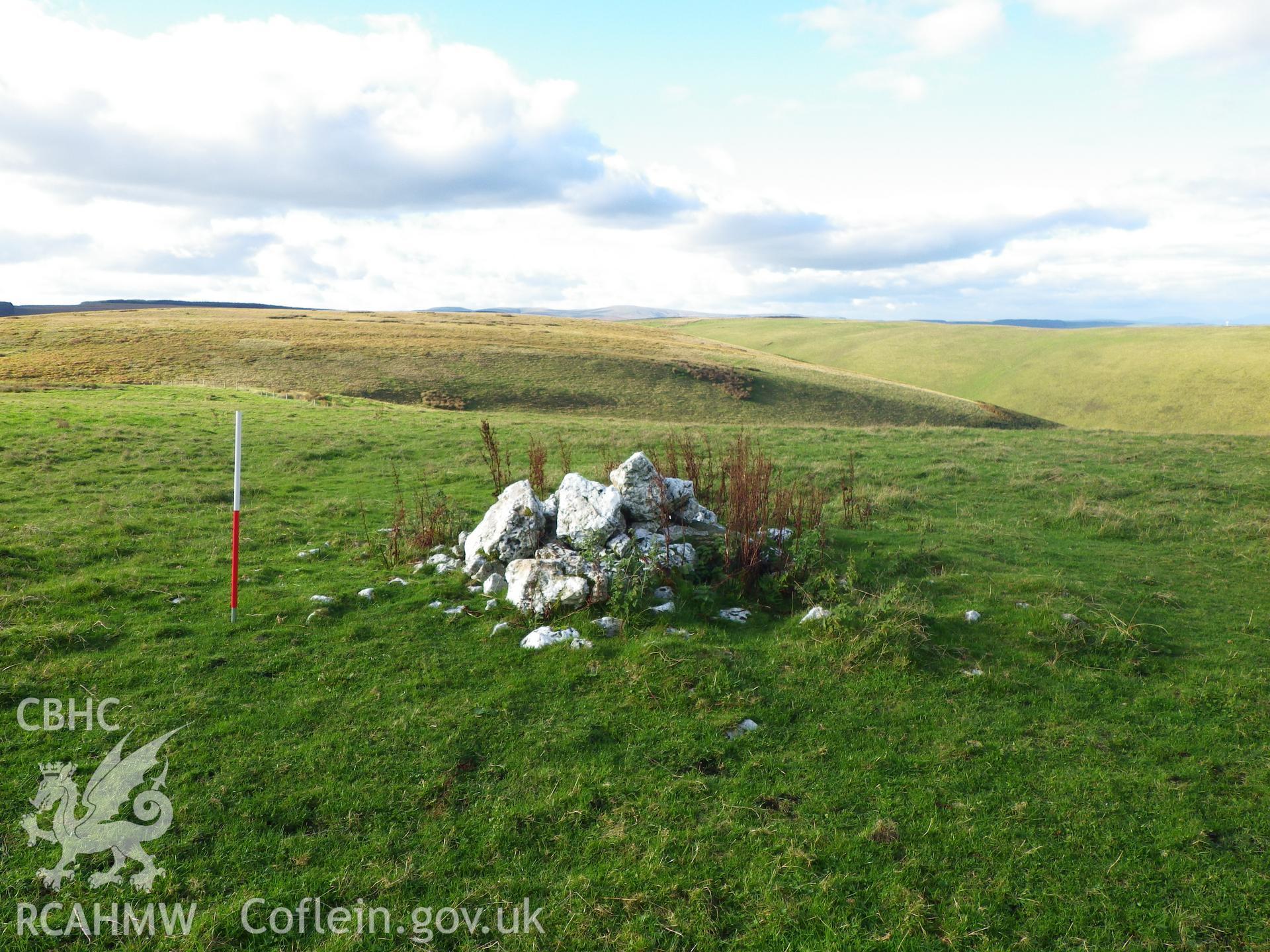 Cairn, looking west.