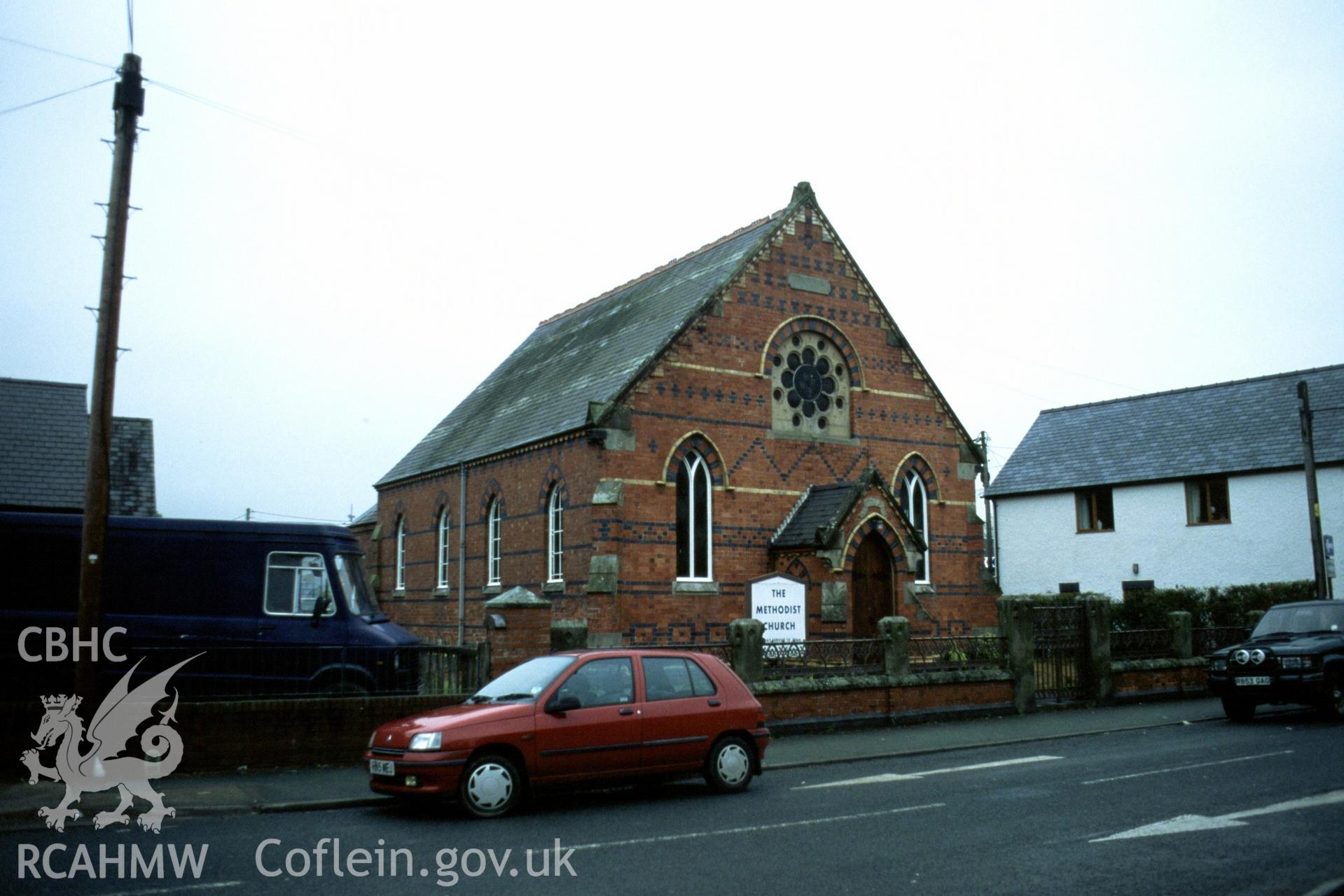 Exterior, front gable entry.