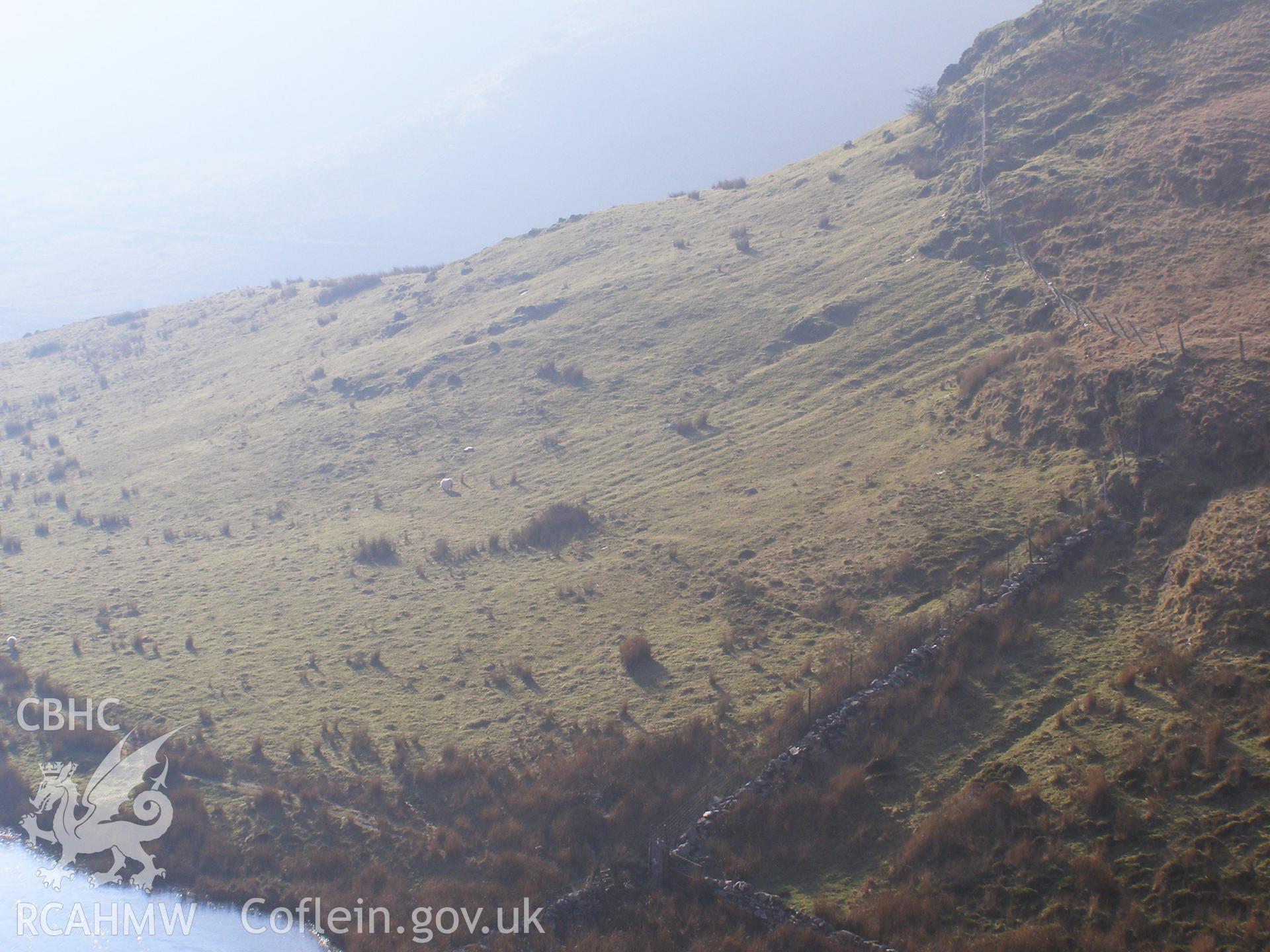 Photograph of Bryn Gwyn Ridge And Furrow taken on 30/01/2006 by P.J. Schofield during an Upland Survey undertaken by Oxford Archaeology North.